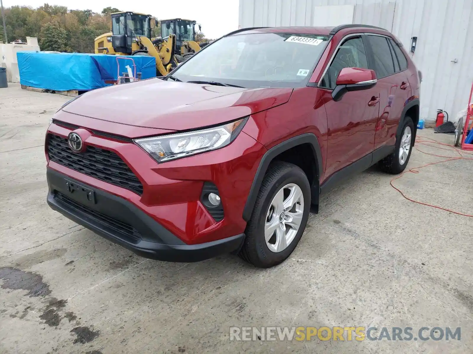 2 Photograph of a damaged car 2T3P1RFV1LW133580 TOYOTA RAV4 2020