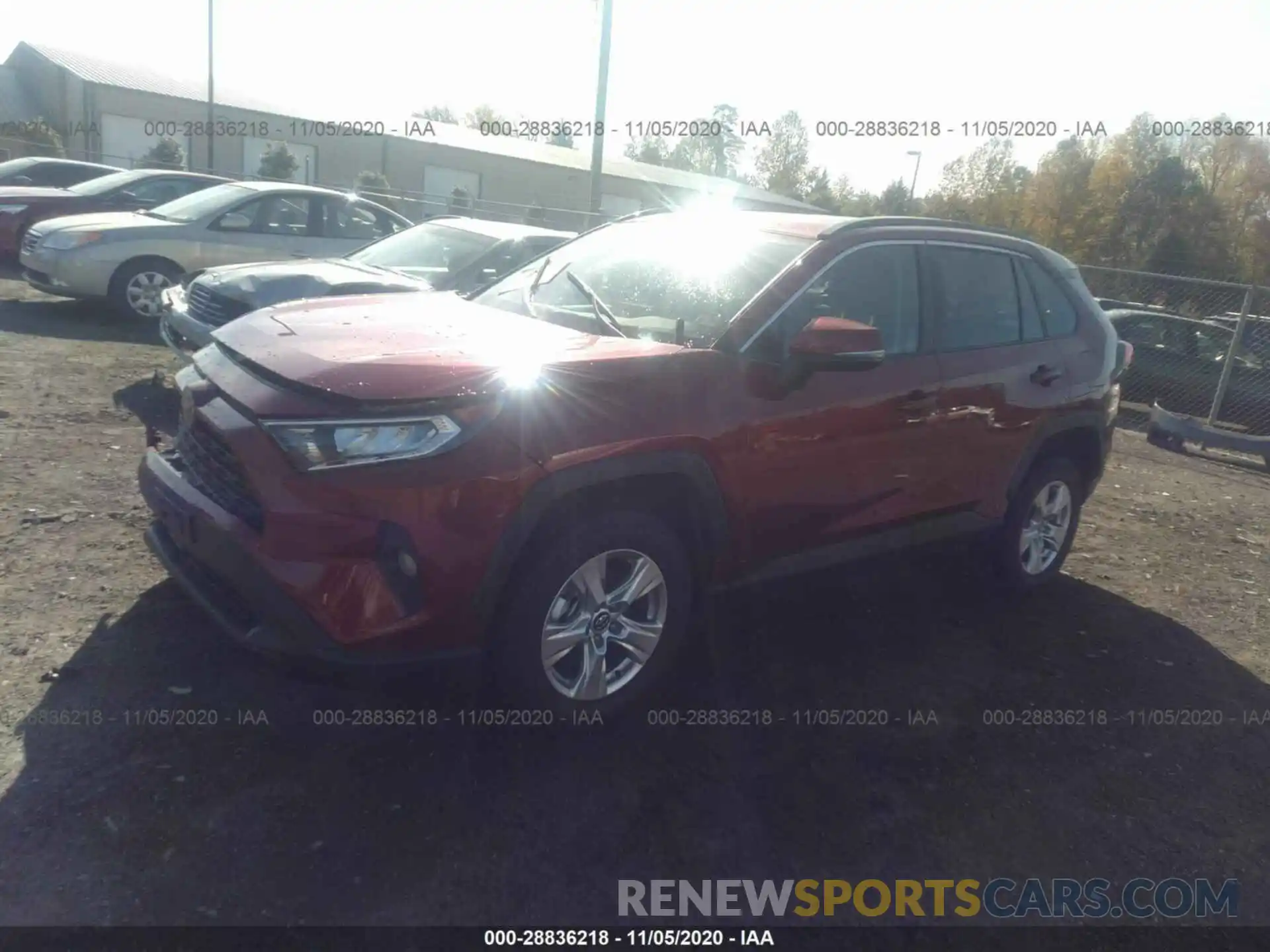 2 Фотография поврежденного автомобиля 2T3P1RFV1LW134440 TOYOTA RAV4 2020