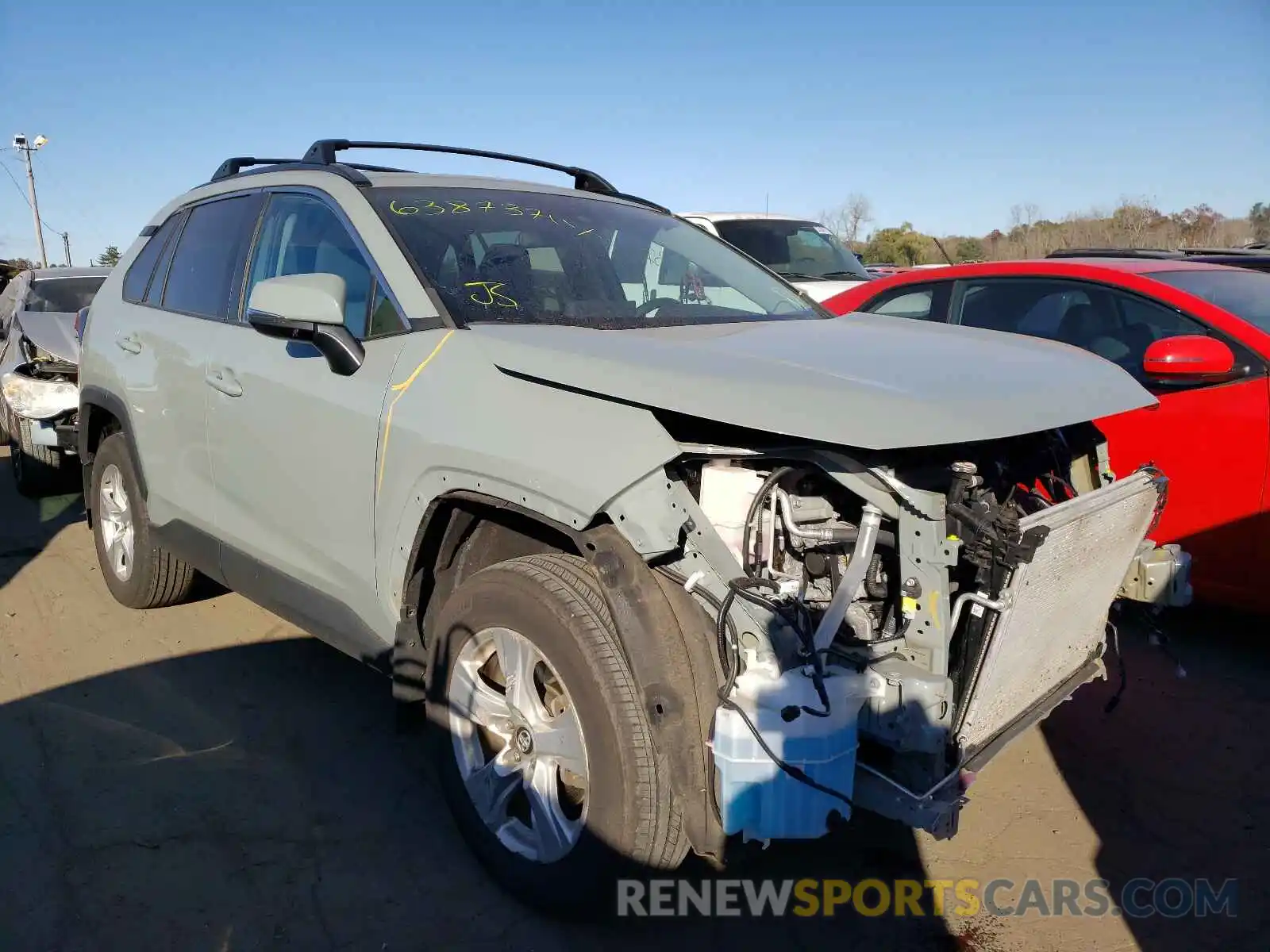 1 Photograph of a damaged car 2T3P1RFV2LC065419 TOYOTA RAV4 2020