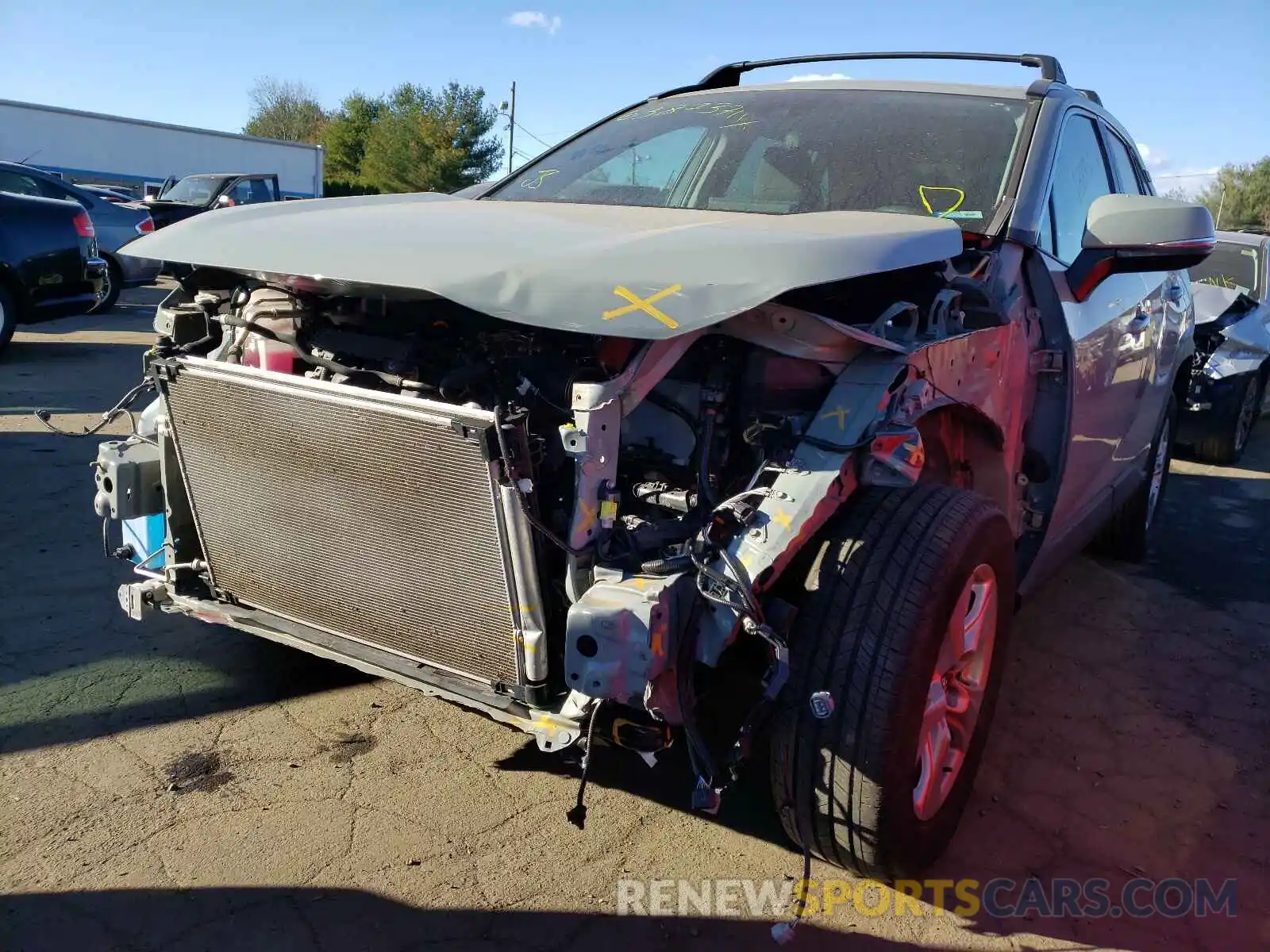 9 Photograph of a damaged car 2T3P1RFV2LC065419 TOYOTA RAV4 2020