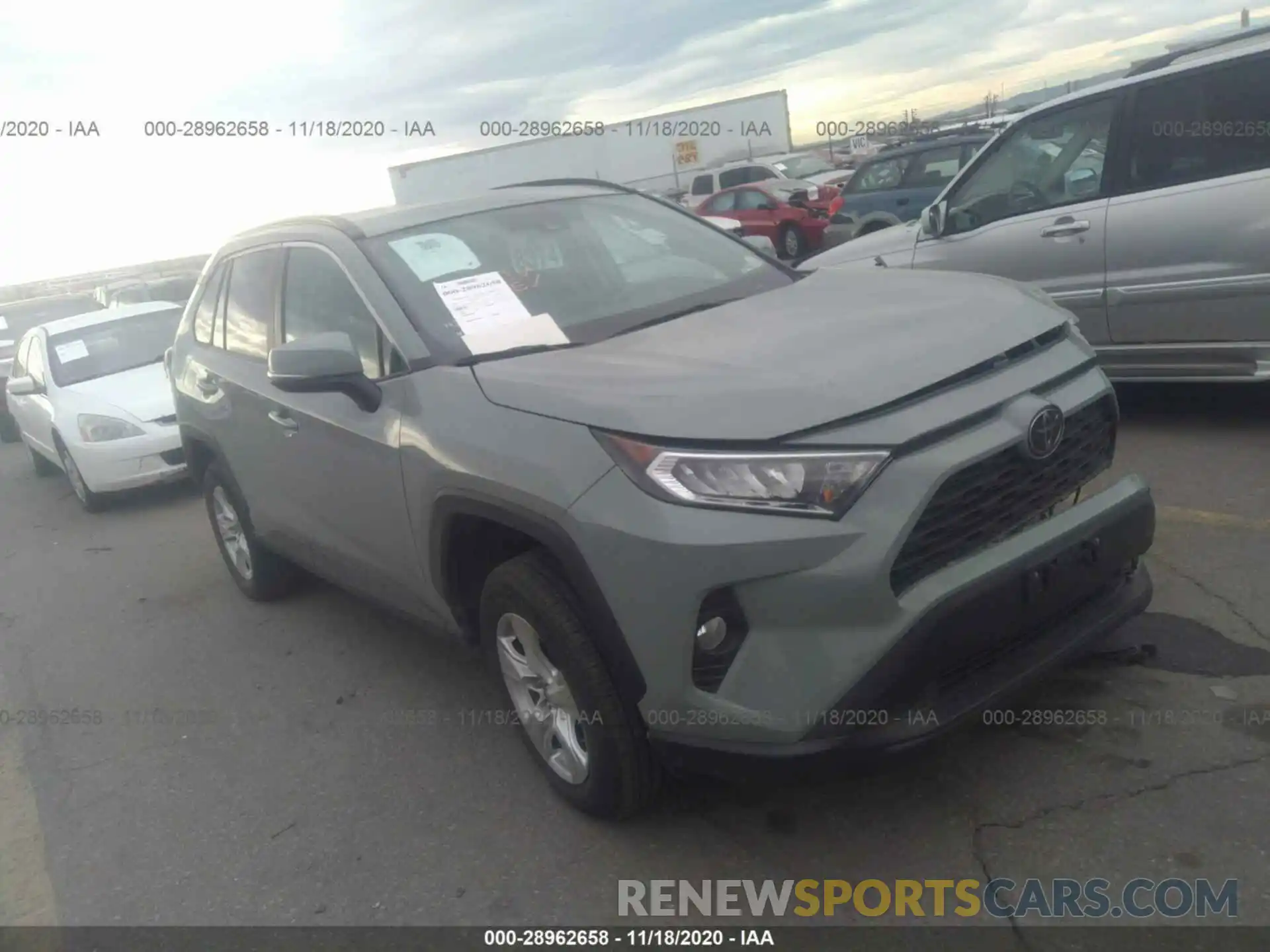 1 Photograph of a damaged car 2T3P1RFV2LC071964 TOYOTA RAV4 2020