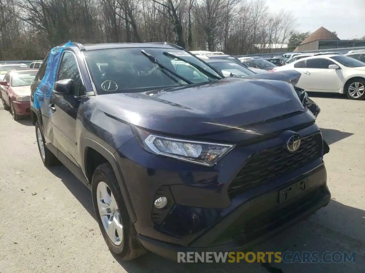 1 Photograph of a damaged car 2T3P1RFV2LC072919 TOYOTA RAV4 2020