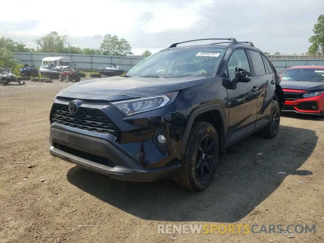 2 Photograph of a damaged car 2T3P1RFV2LC076517 TOYOTA RAV4 2020