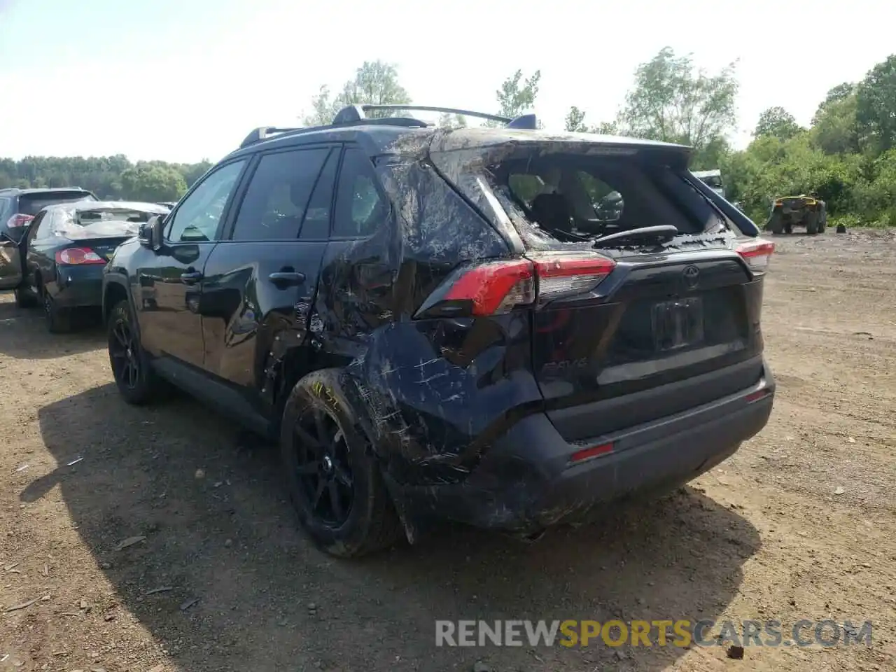 3 Photograph of a damaged car 2T3P1RFV2LC076517 TOYOTA RAV4 2020