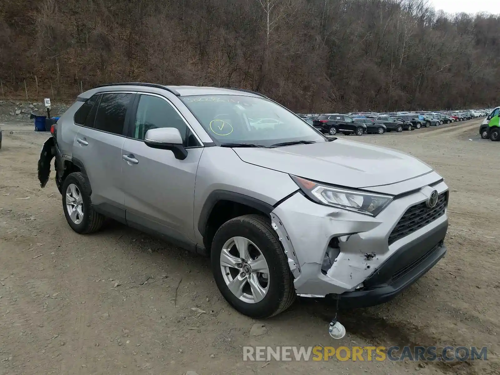 1 Photograph of a damaged car 2T3P1RFV2LC091406 TOYOTA RAV4 2020