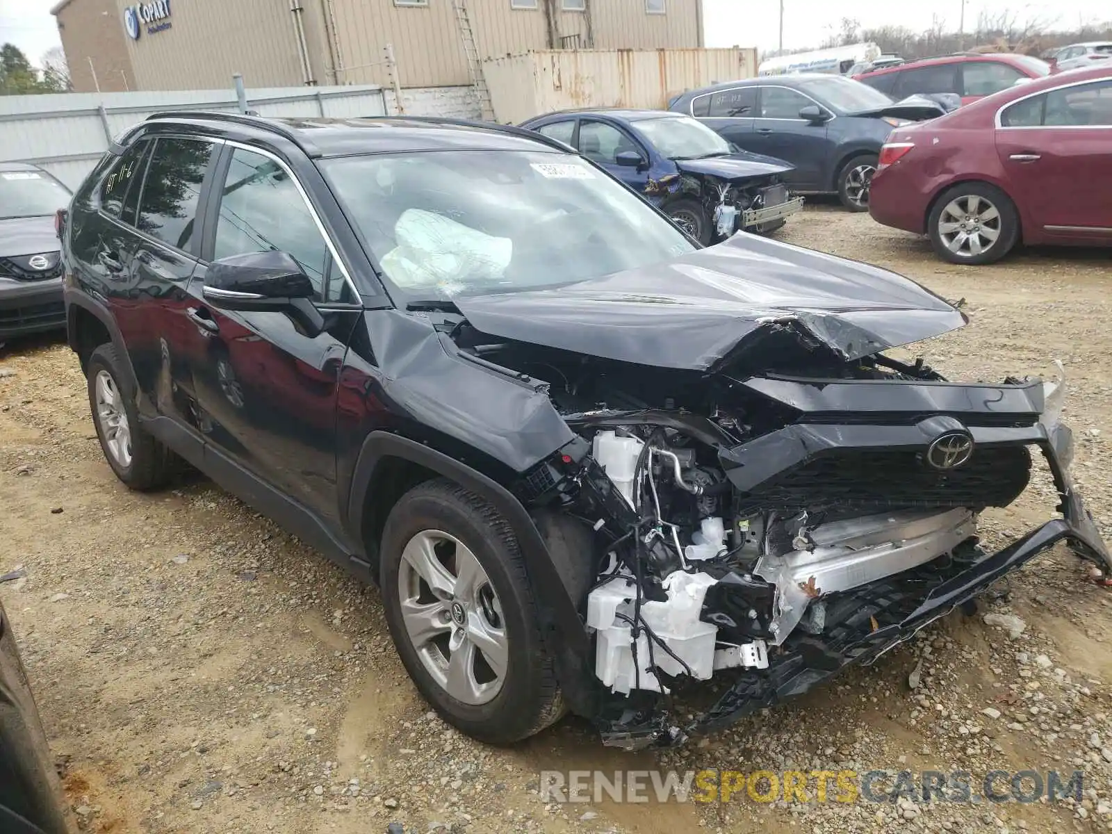 1 Photograph of a damaged car 2T3P1RFV2LC099652 TOYOTA RAV4 2020