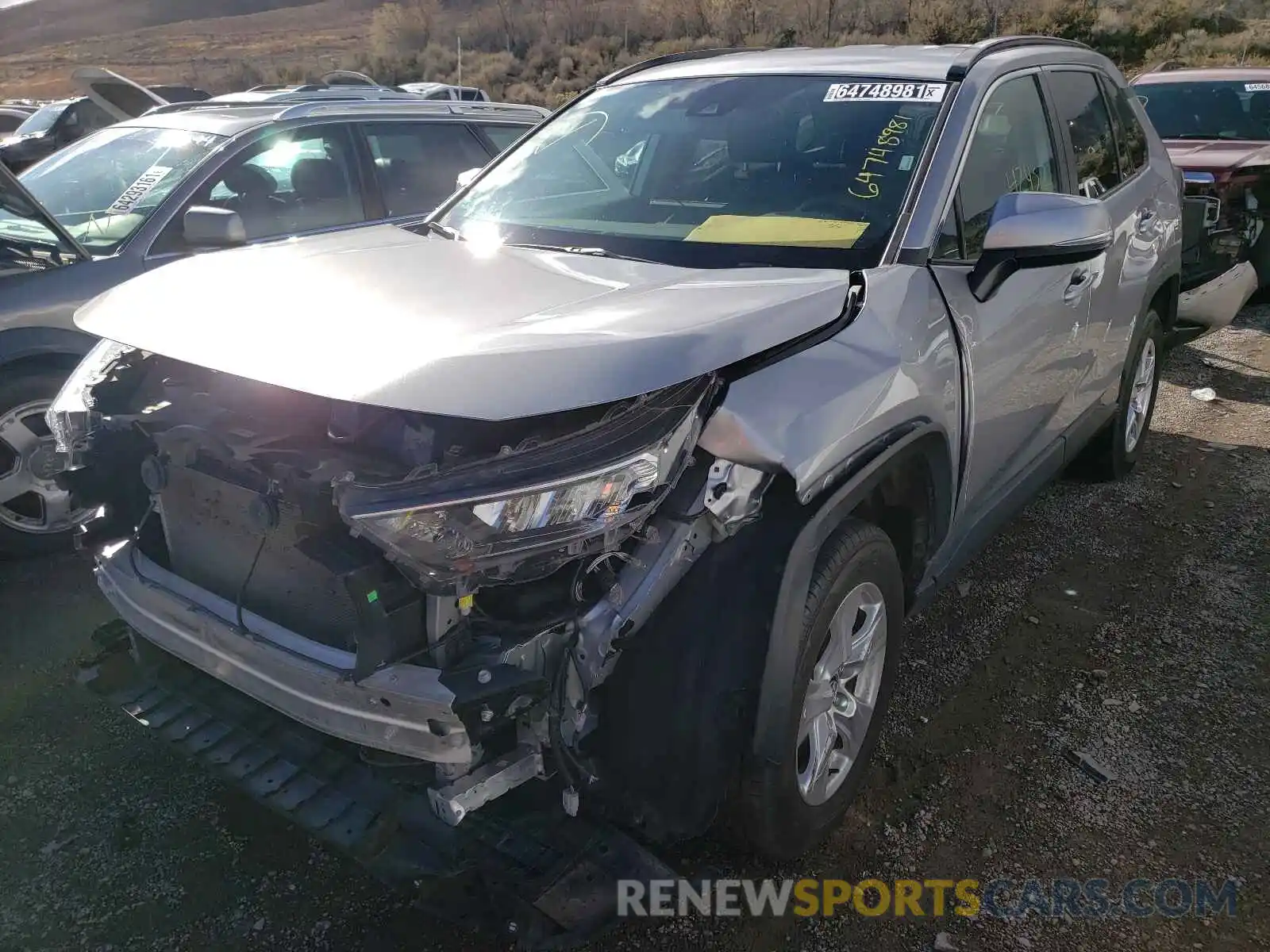 2 Photograph of a damaged car 2T3P1RFV2LC099828 TOYOTA RAV4 2020