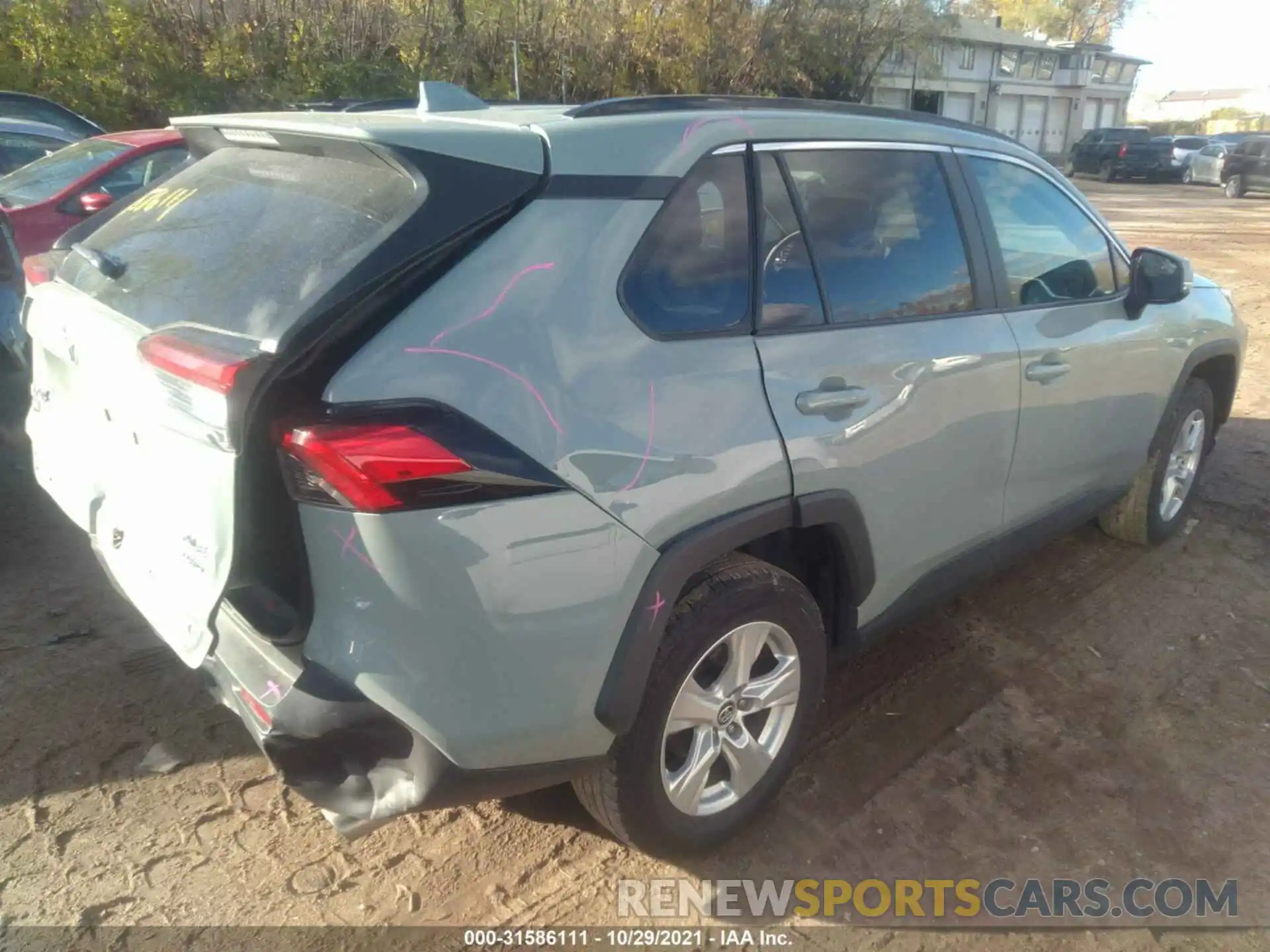 4 Photograph of a damaged car 2T3P1RFV2LW097608 TOYOTA RAV4 2020