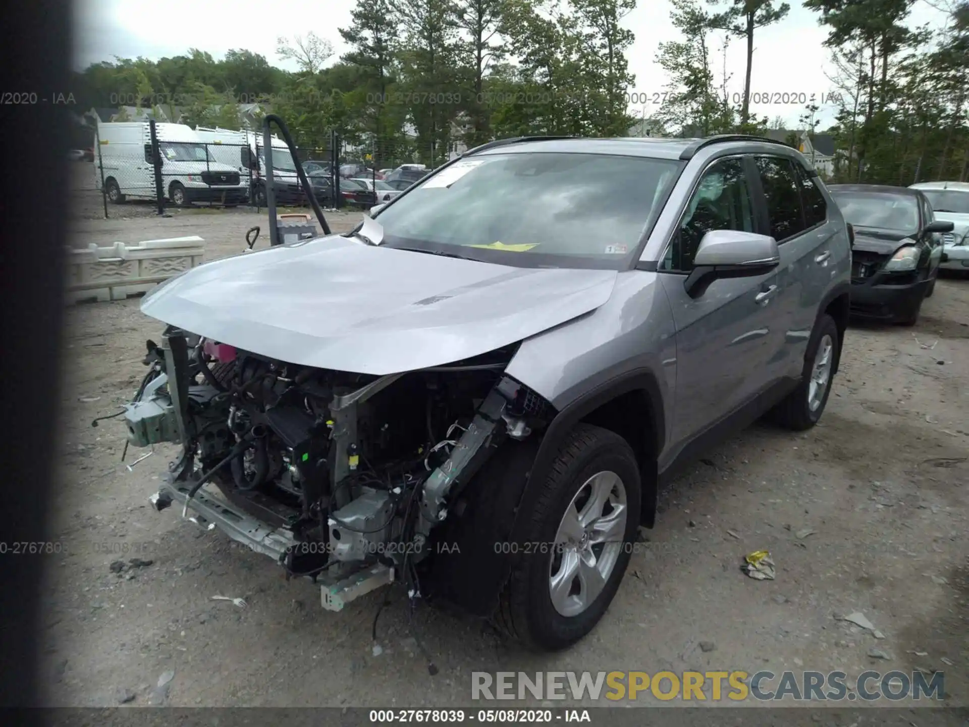 2 Photograph of a damaged car 2T3P1RFV2LW098354 TOYOTA RAV4 2020