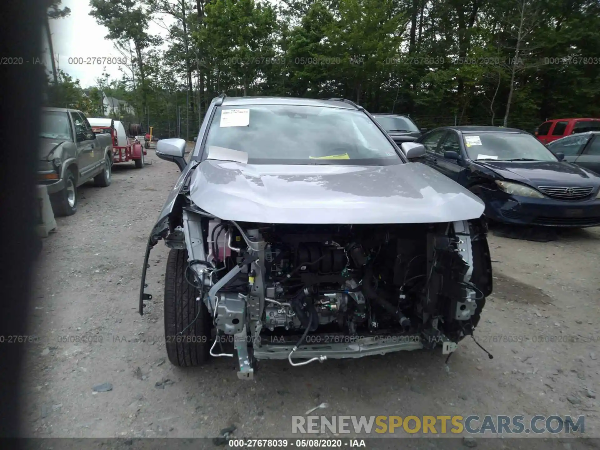 6 Photograph of a damaged car 2T3P1RFV2LW098354 TOYOTA RAV4 2020