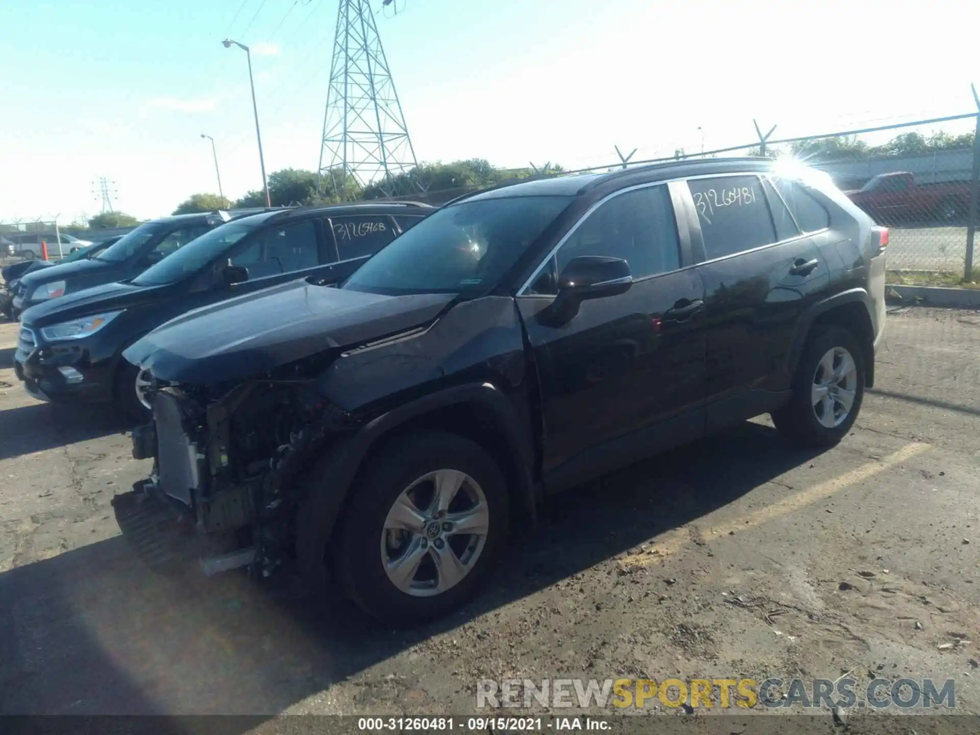 2 Photograph of a damaged car 2T3P1RFV2LW100345 TOYOTA RAV4 2020