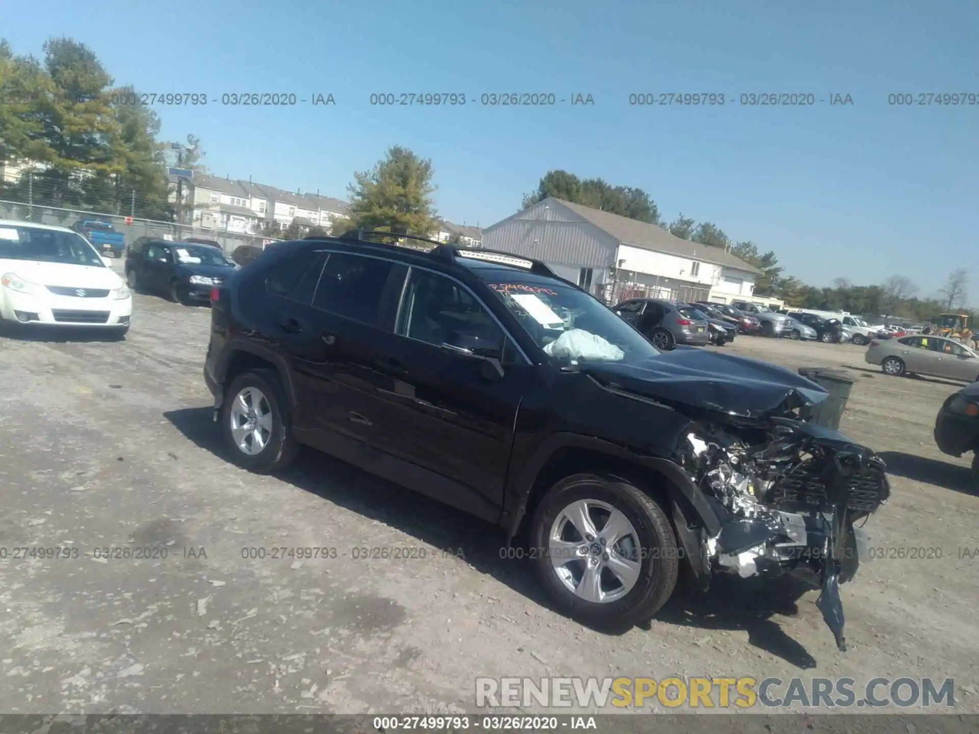 1 Photograph of a damaged car 2T3P1RFV2LW108185 TOYOTA RAV4 2020