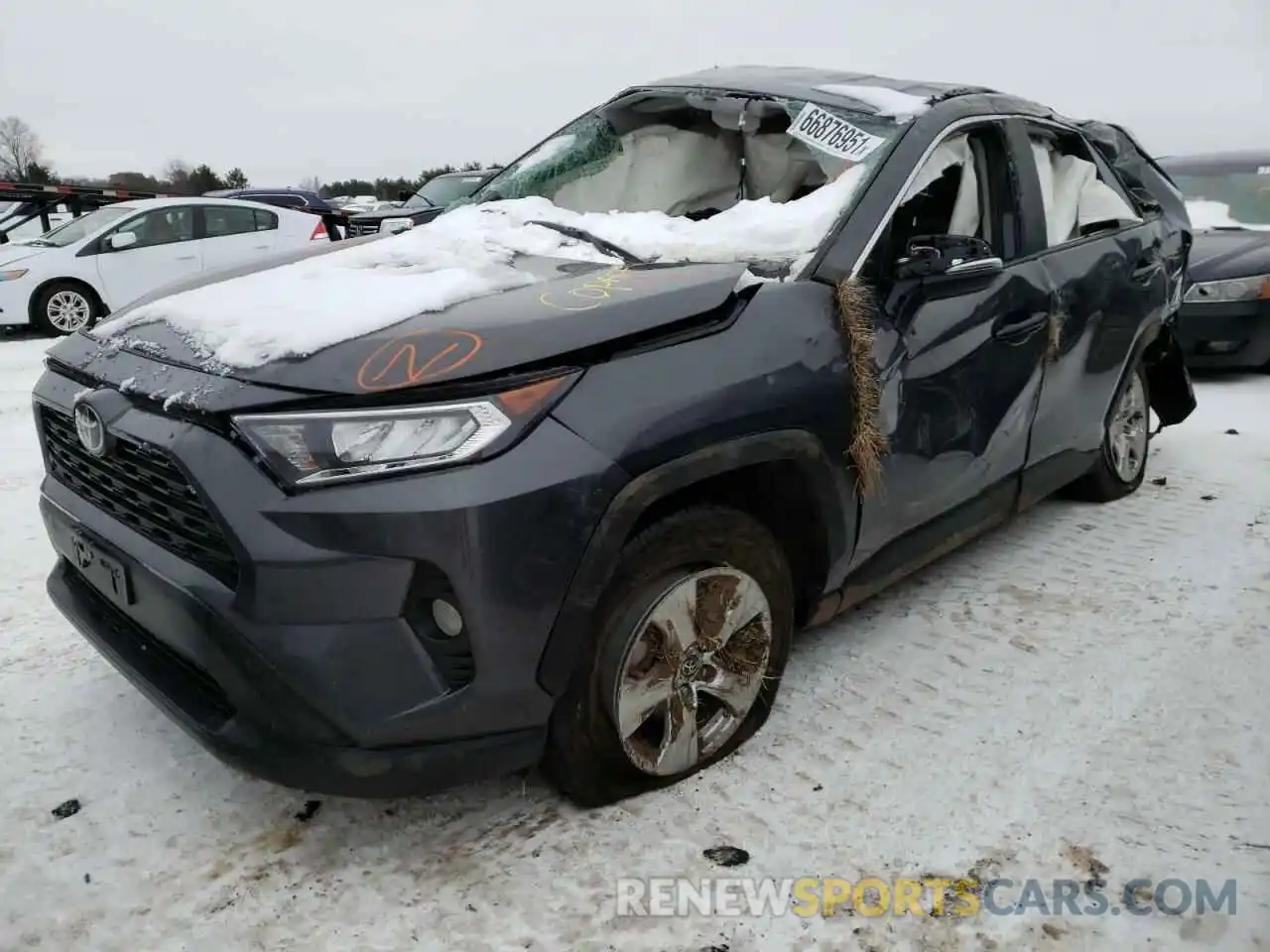 10 Фотография поврежденного автомобиля 2T3P1RFV2LW109384 TOYOTA RAV4 2020