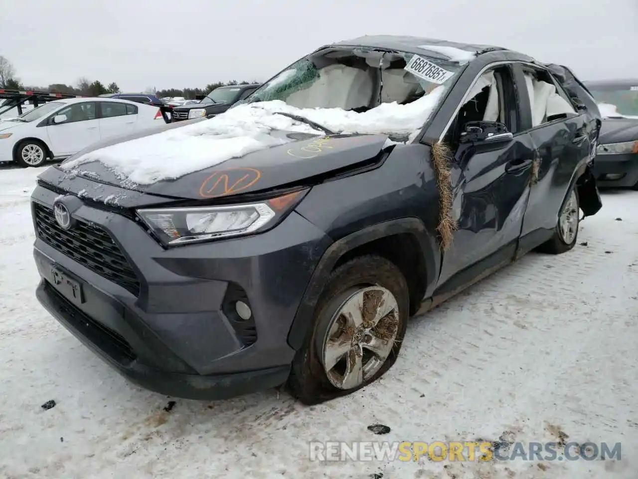 2 Фотография поврежденного автомобиля 2T3P1RFV2LW109384 TOYOTA RAV4 2020