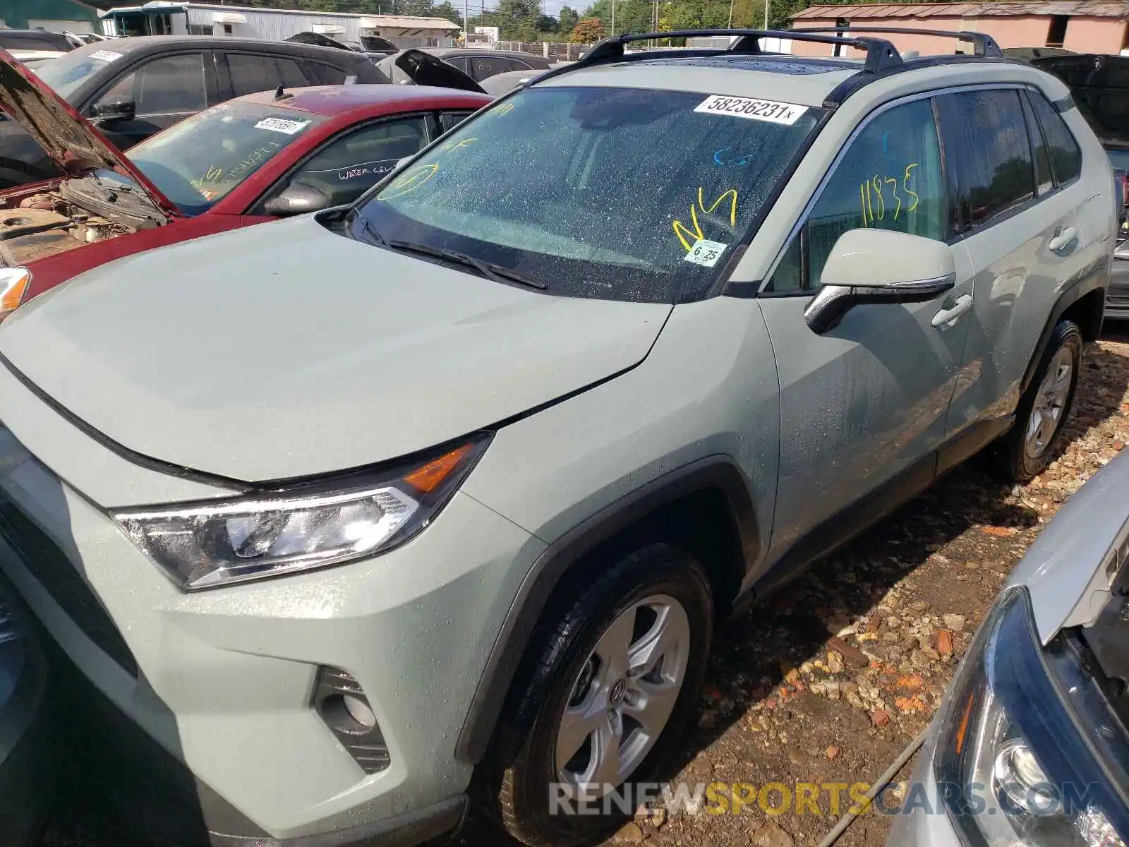 2 Фотография поврежденного автомобиля 2T3P1RFV2LW114472 TOYOTA RAV4 2020