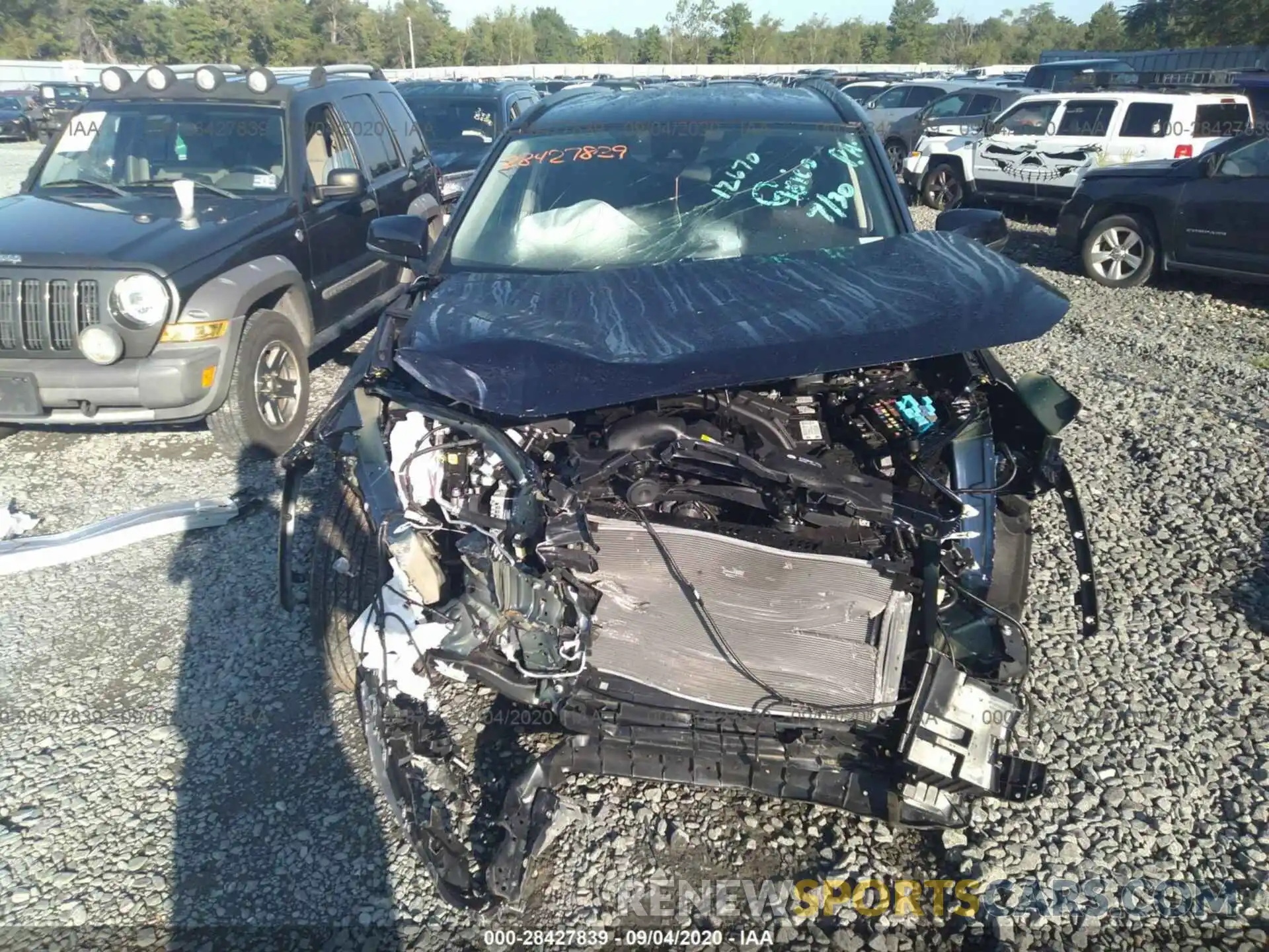 6 Фотография поврежденного автомобиля 2T3P1RFV2LW116321 TOYOTA RAV4 2020