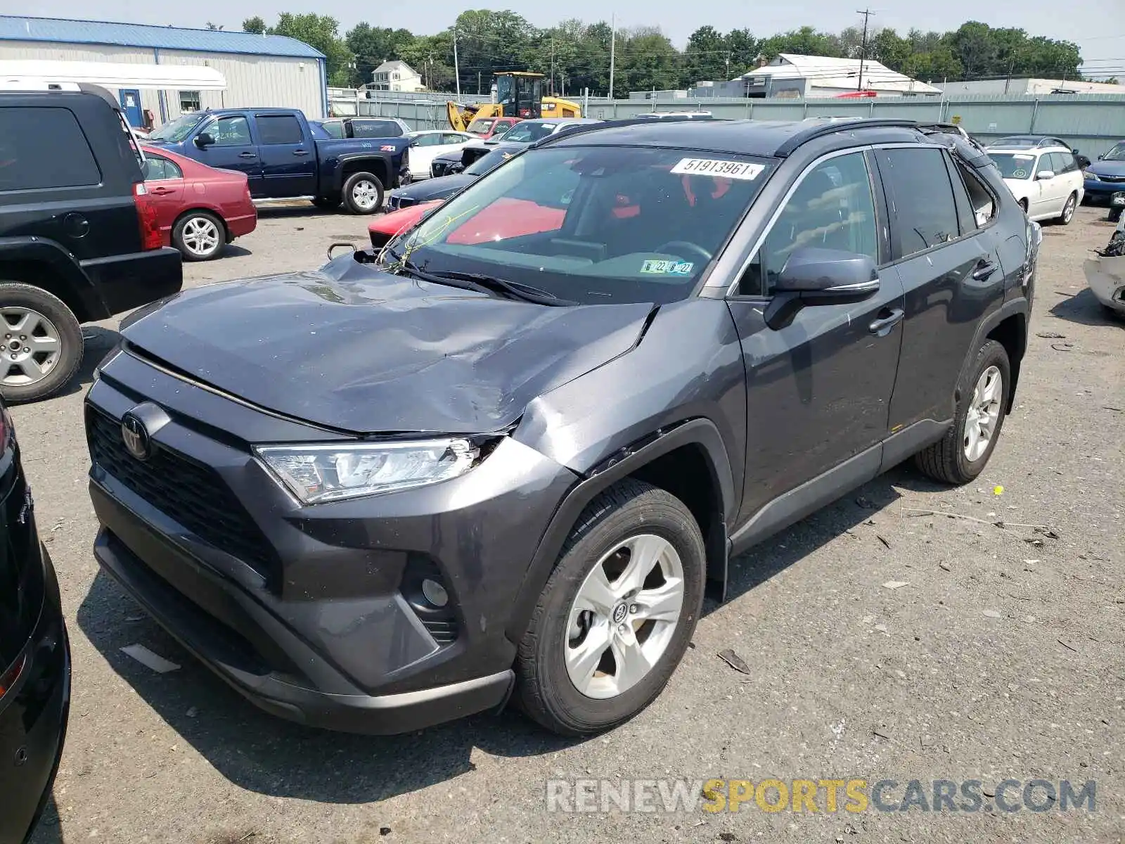 2 Photograph of a damaged car 2T3P1RFV2LW119042 TOYOTA RAV4 2020