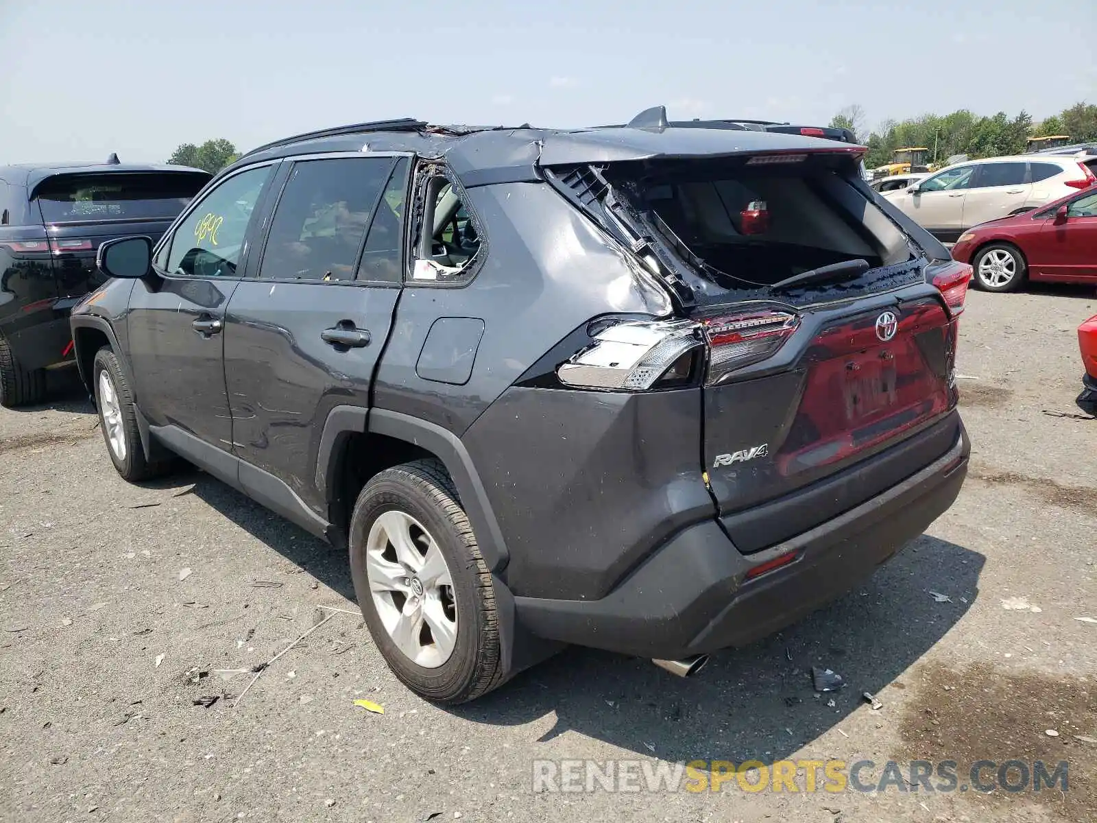 3 Photograph of a damaged car 2T3P1RFV2LW119042 TOYOTA RAV4 2020