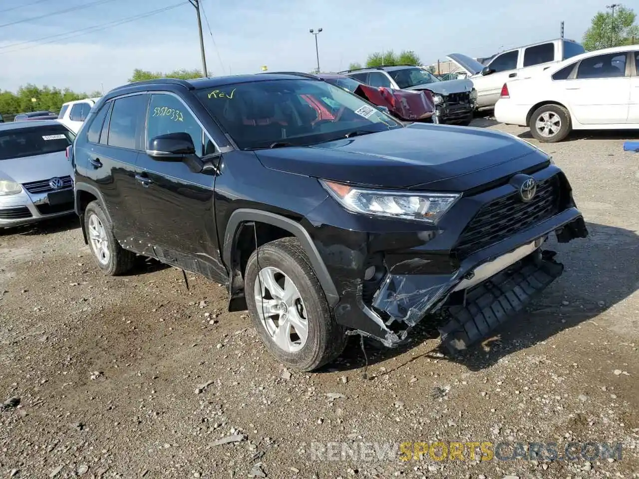 1 Photograph of a damaged car 2T3P1RFV2LW120997 TOYOTA RAV4 2020