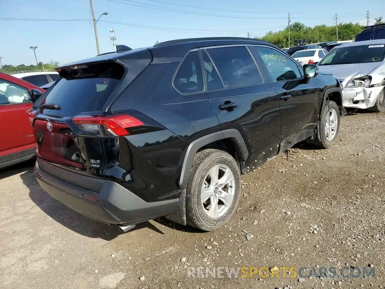 4 Фотография поврежденного автомобиля 2T3P1RFV2LW120997 TOYOTA RAV4 2020