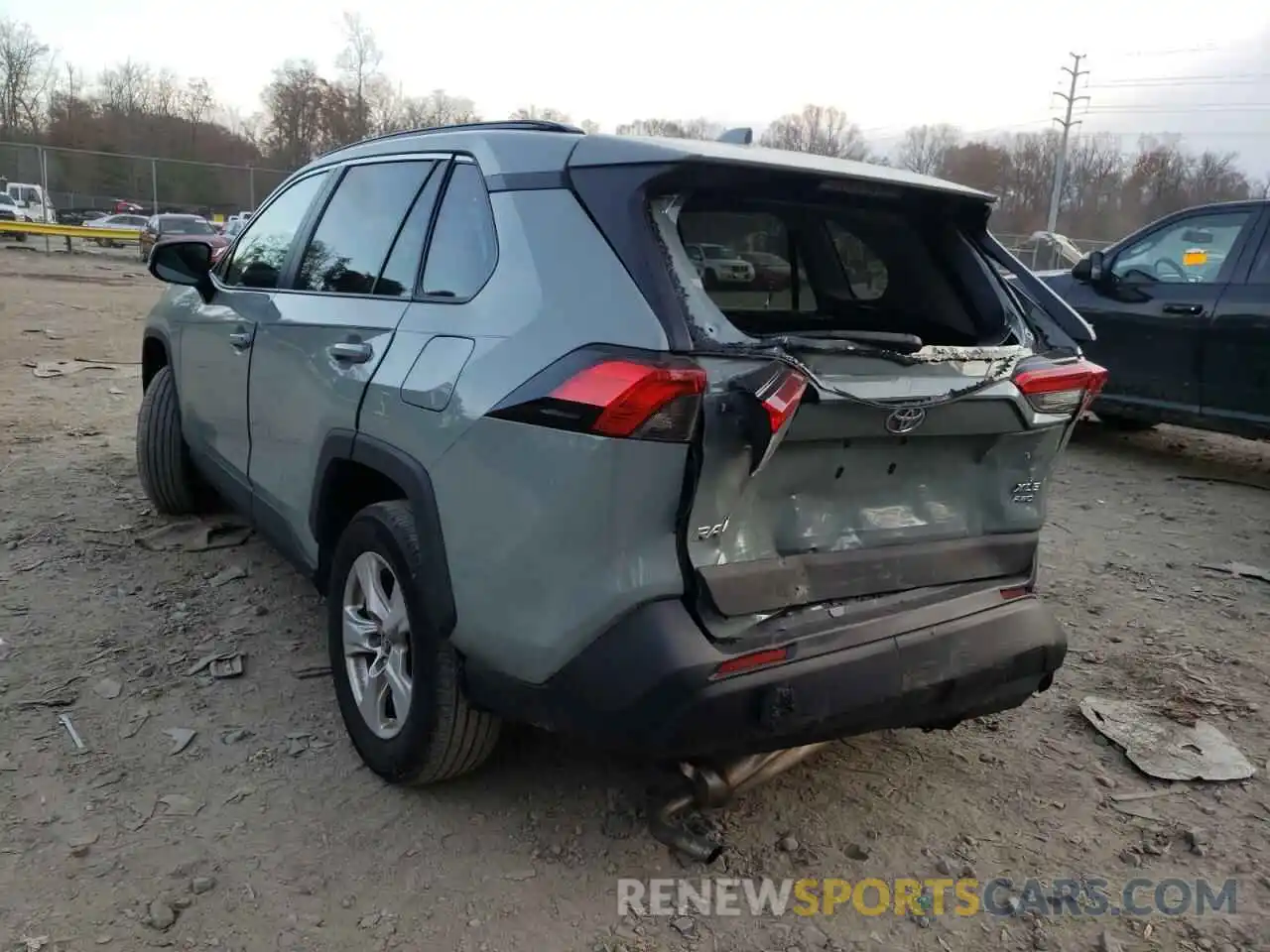 3 Photograph of a damaged car 2T3P1RFV2LW137704 TOYOTA RAV4 2020