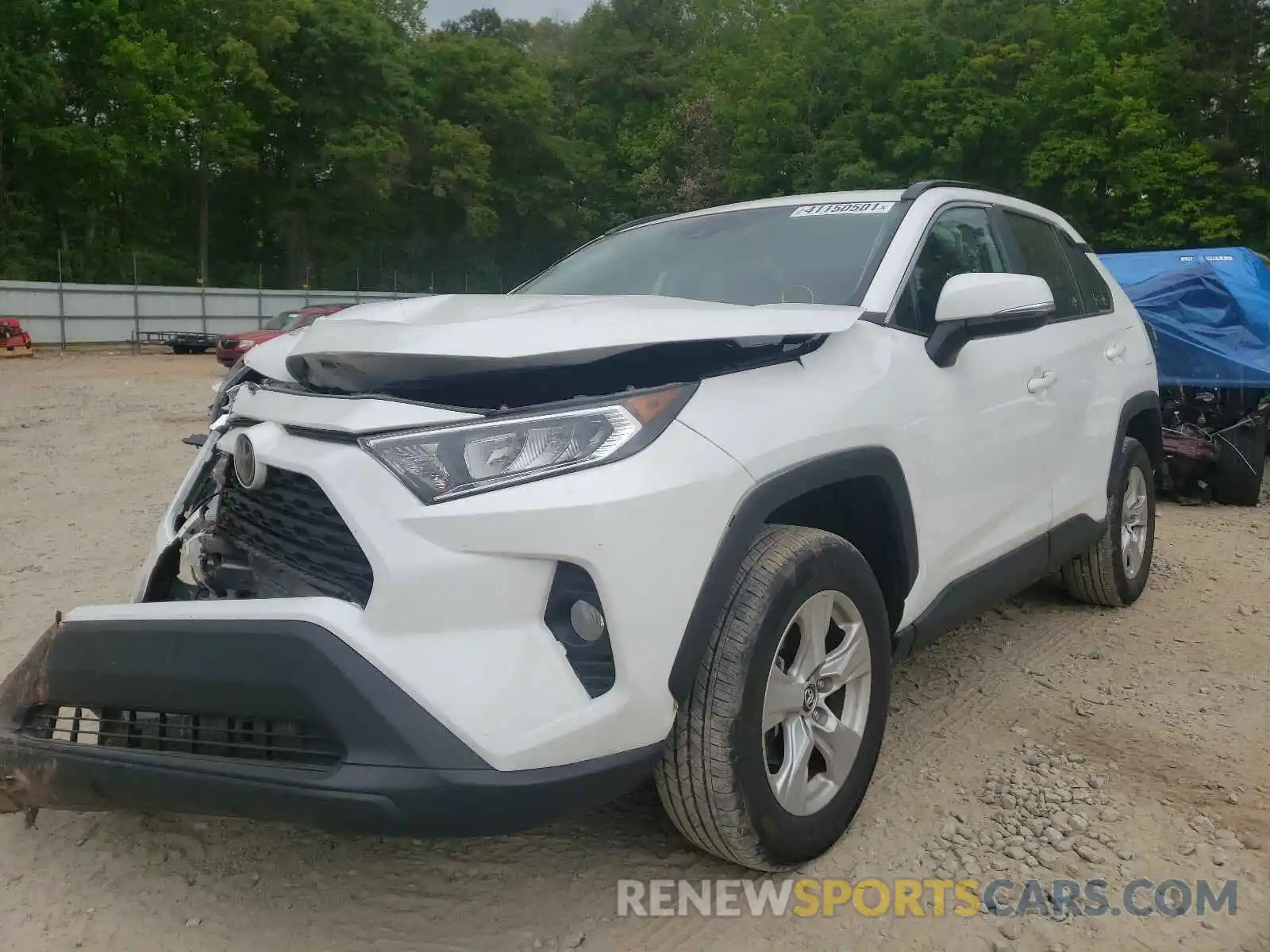 2 Photograph of a damaged car 2T3P1RFV3LC065851 TOYOTA RAV4 2020