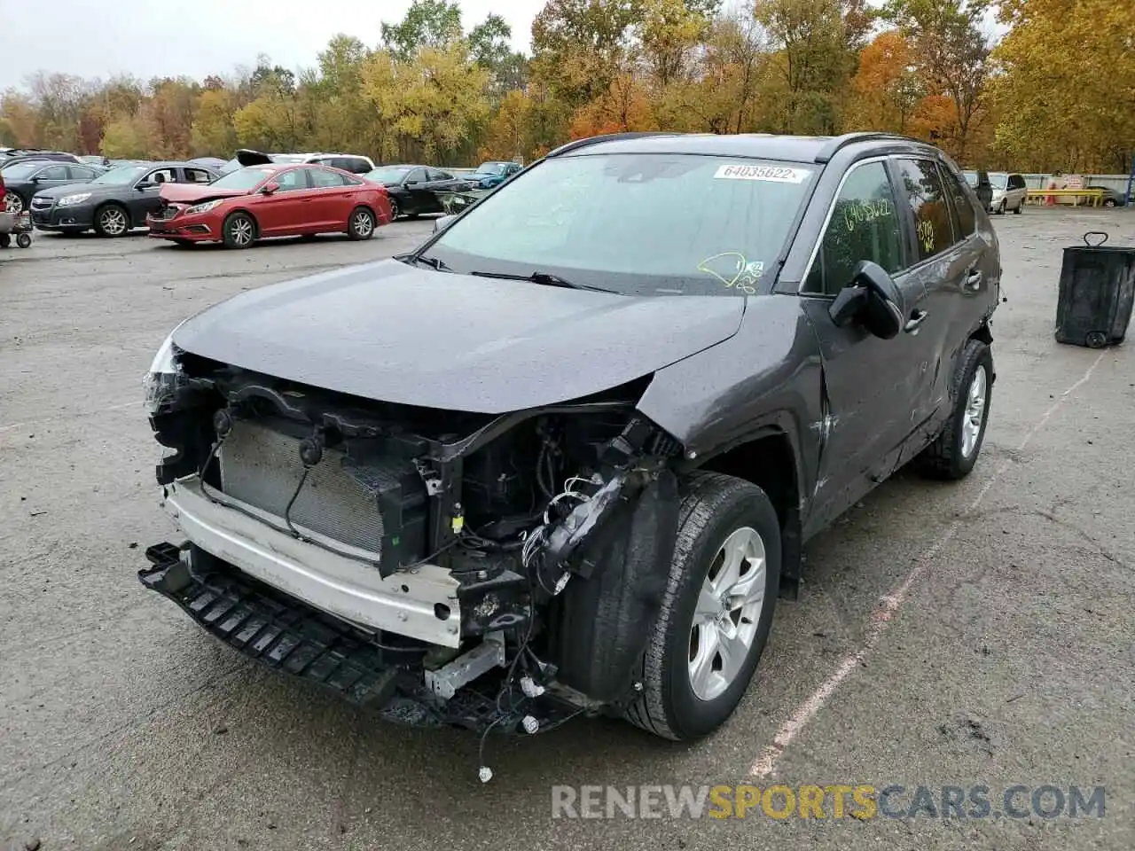 2 Photograph of a damaged car 2T3P1RFV3LC066224 TOYOTA RAV4 2020