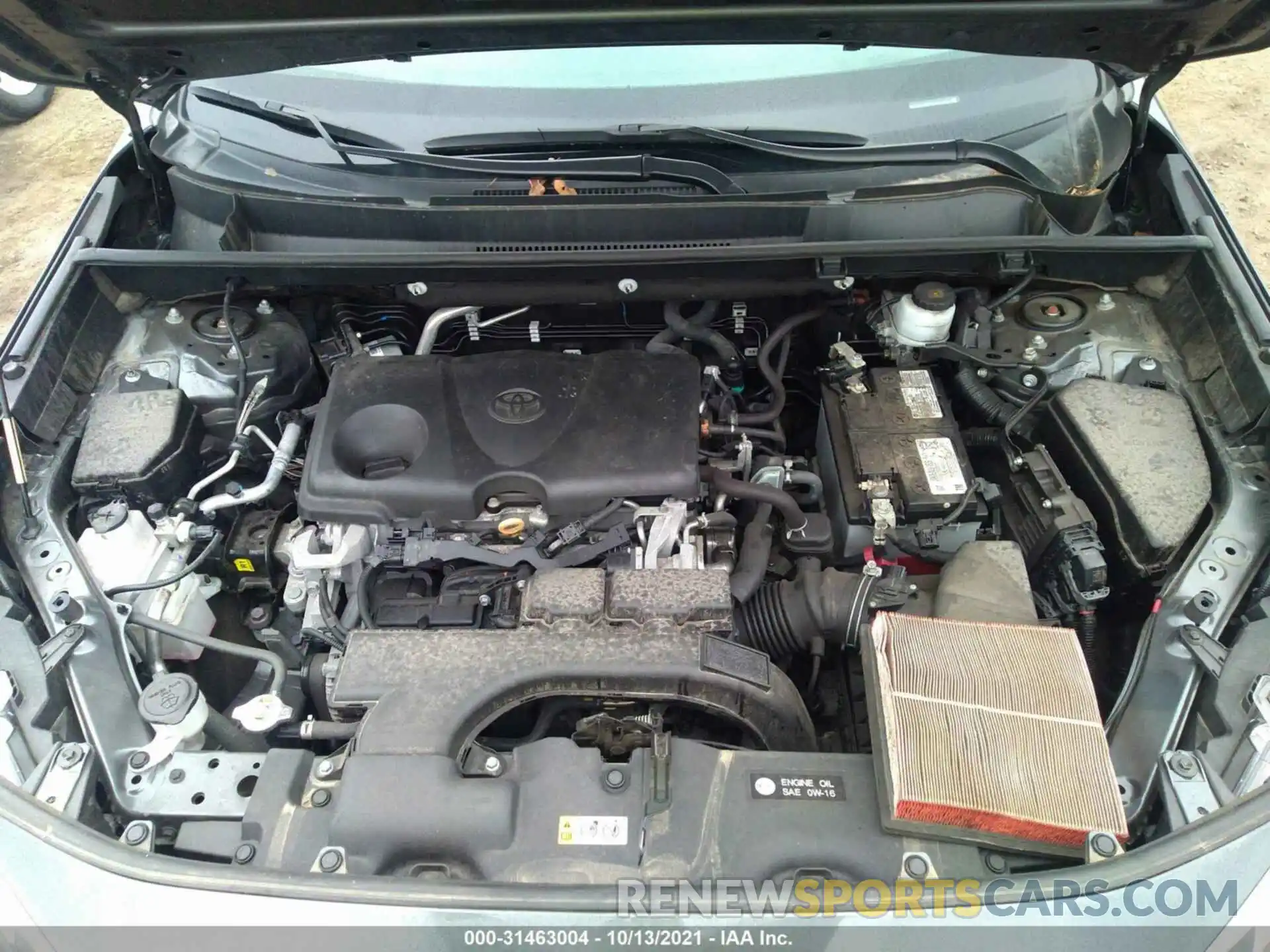 10 Фотография поврежденного автомобиля 2T3P1RFV3LC072587 TOYOTA RAV4 2020