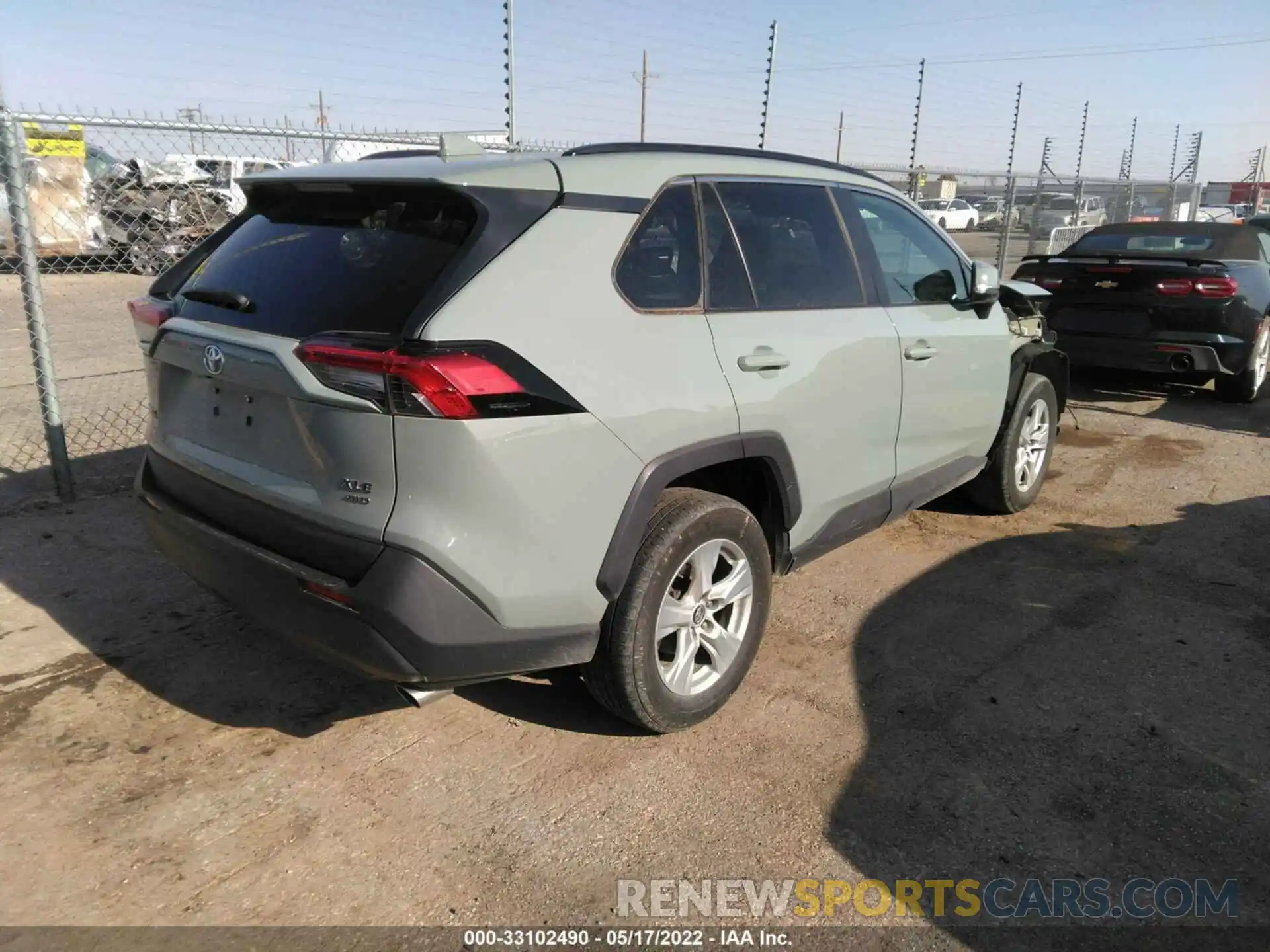 4 Фотография поврежденного автомобиля 2T3P1RFV3LC080401 TOYOTA RAV4 2020