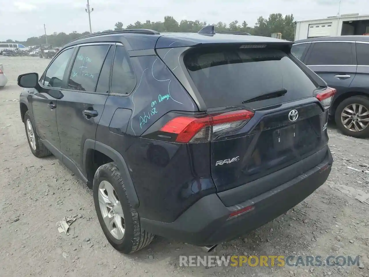 3 Photograph of a damaged car 2T3P1RFV3LC080821 TOYOTA RAV4 2020