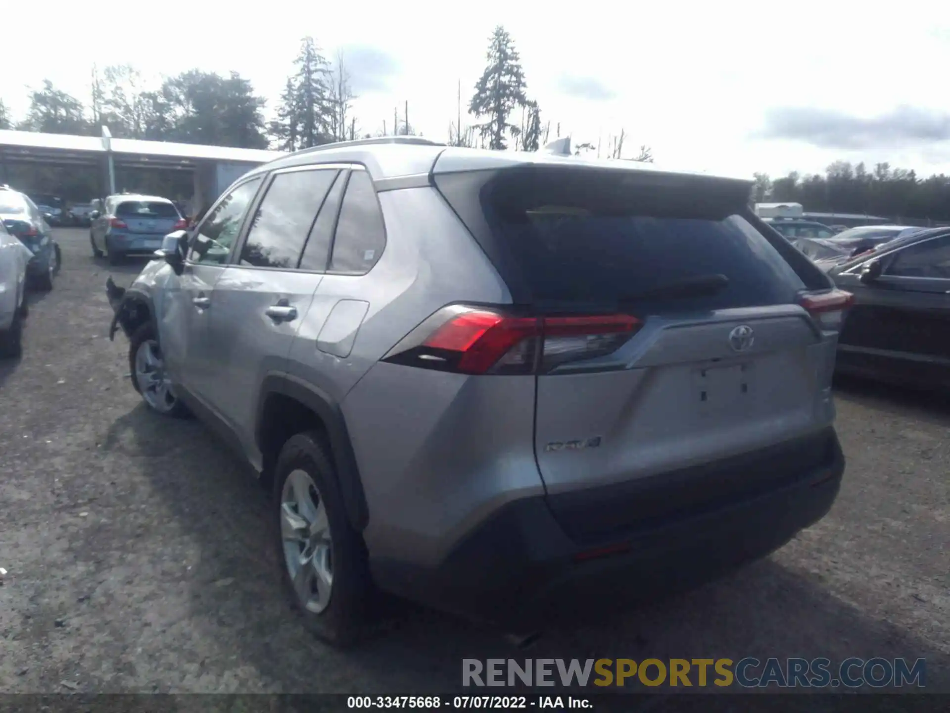 3 Photograph of a damaged car 2T3P1RFV3LC090393 TOYOTA RAV4 2020