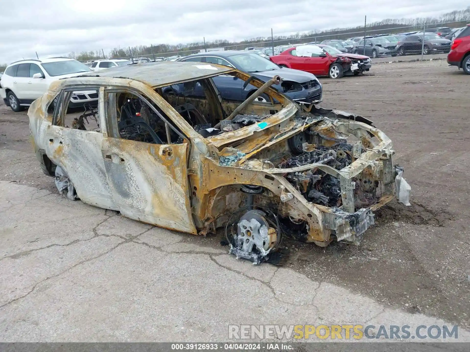 1 Photograph of a damaged car 2T3P1RFV3LC091673 TOYOTA RAV4 2020