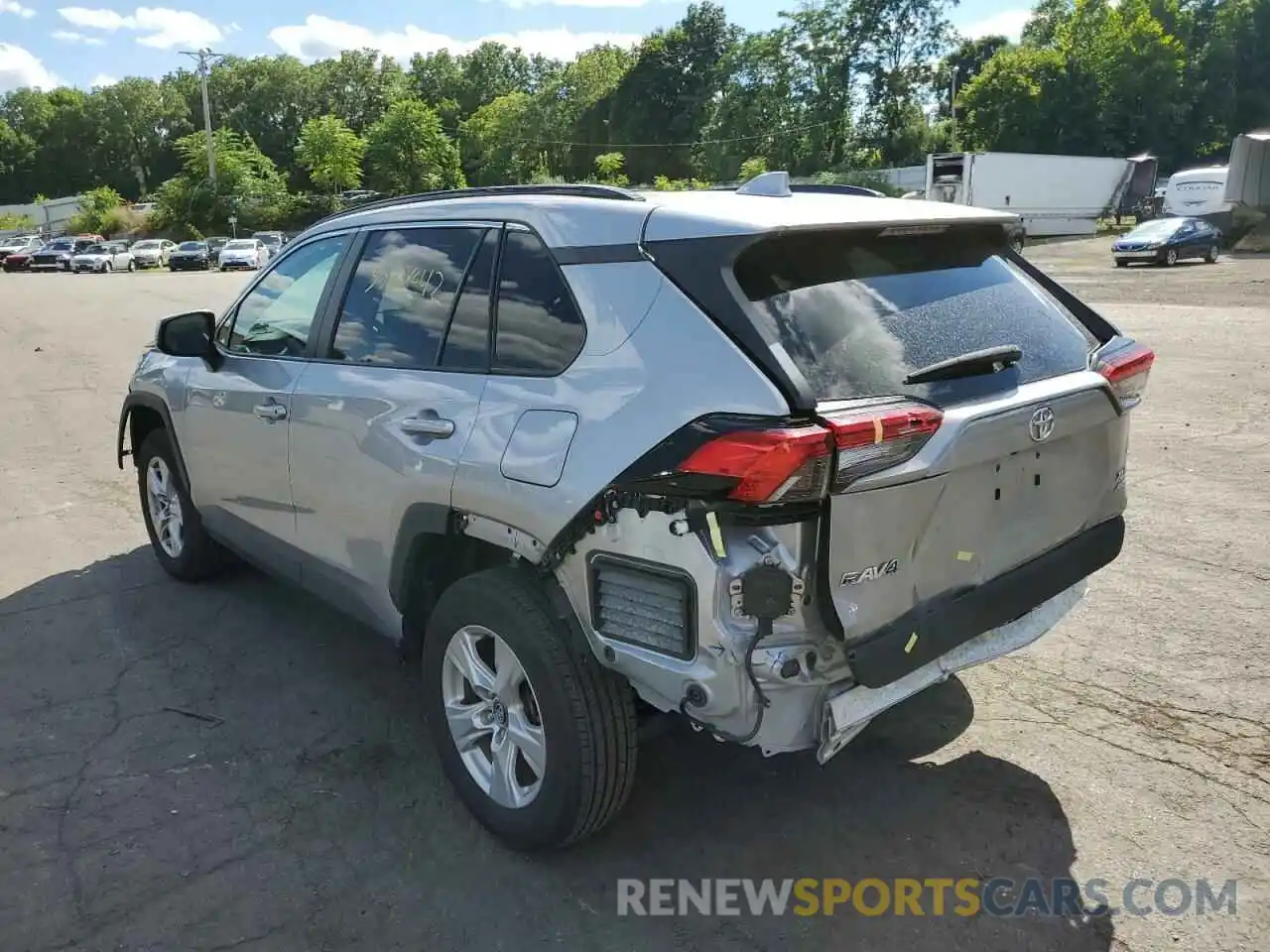 3 Photograph of a damaged car 2T3P1RFV3LC092273 TOYOTA RAV4 2020