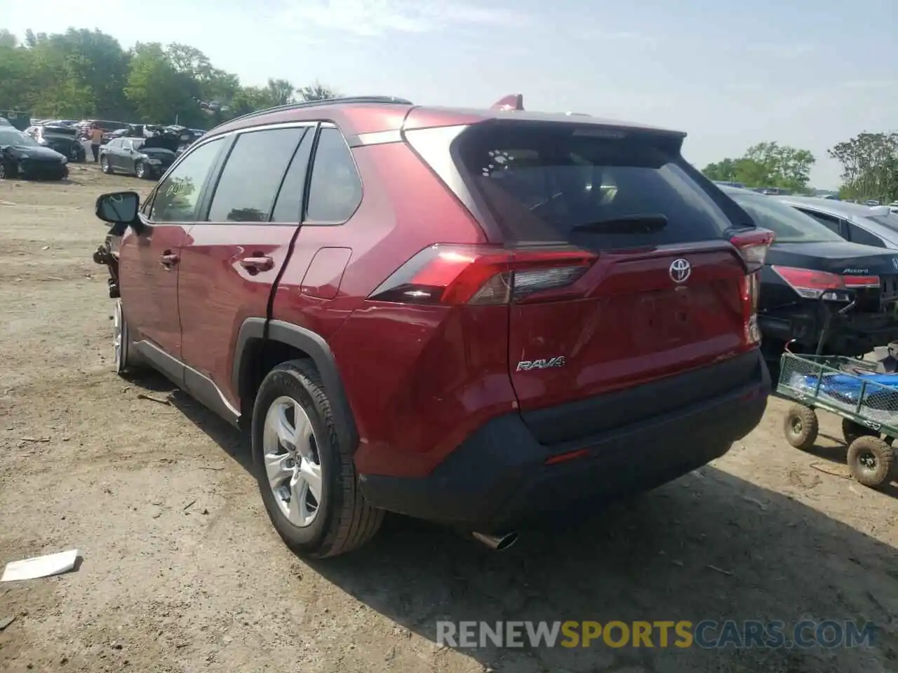 3 Photograph of a damaged car 2T3P1RFV3LC124266 TOYOTA RAV4 2020