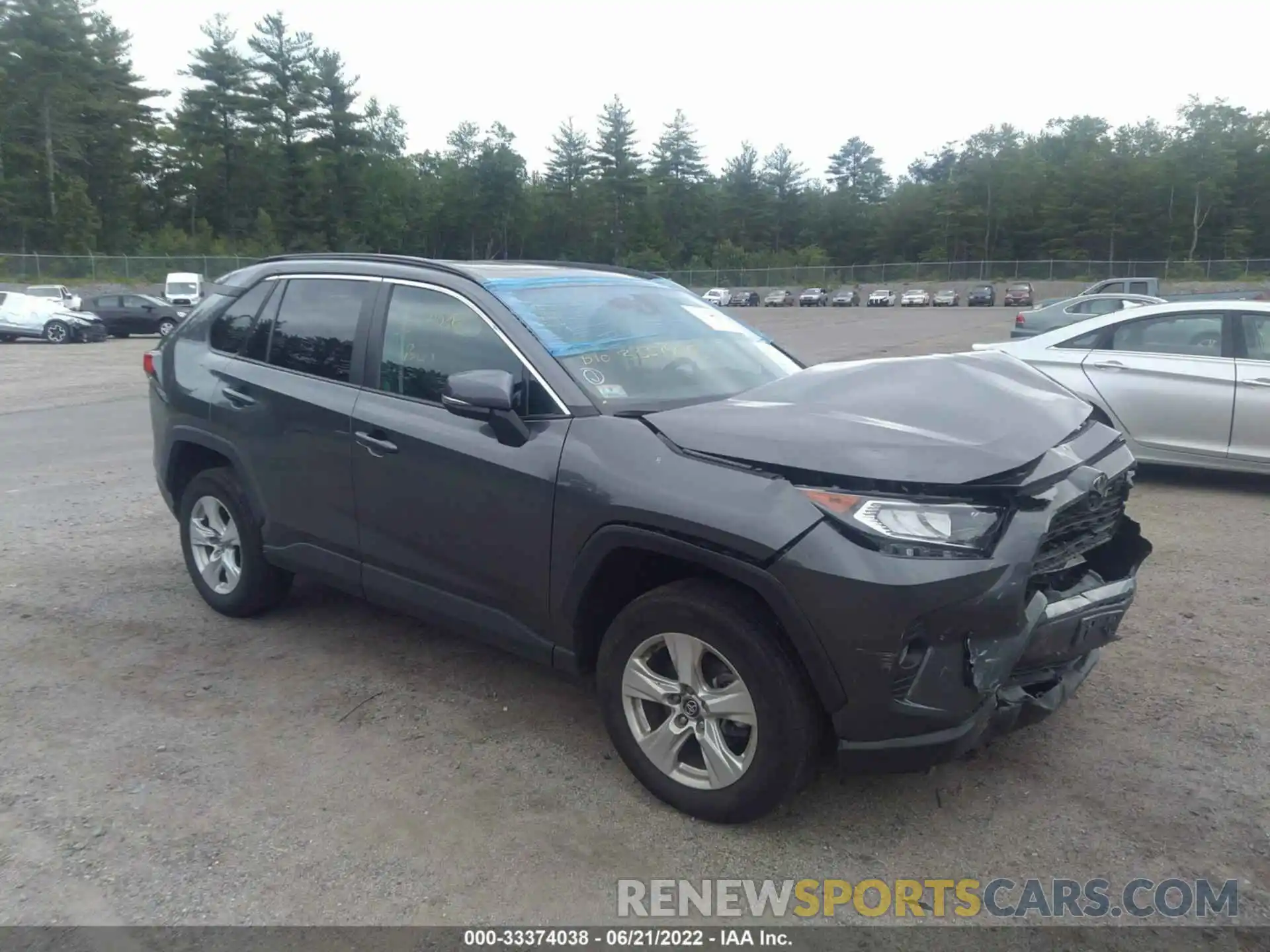 1 Photograph of a damaged car 2T3P1RFV3LC140287 TOYOTA RAV4 2020