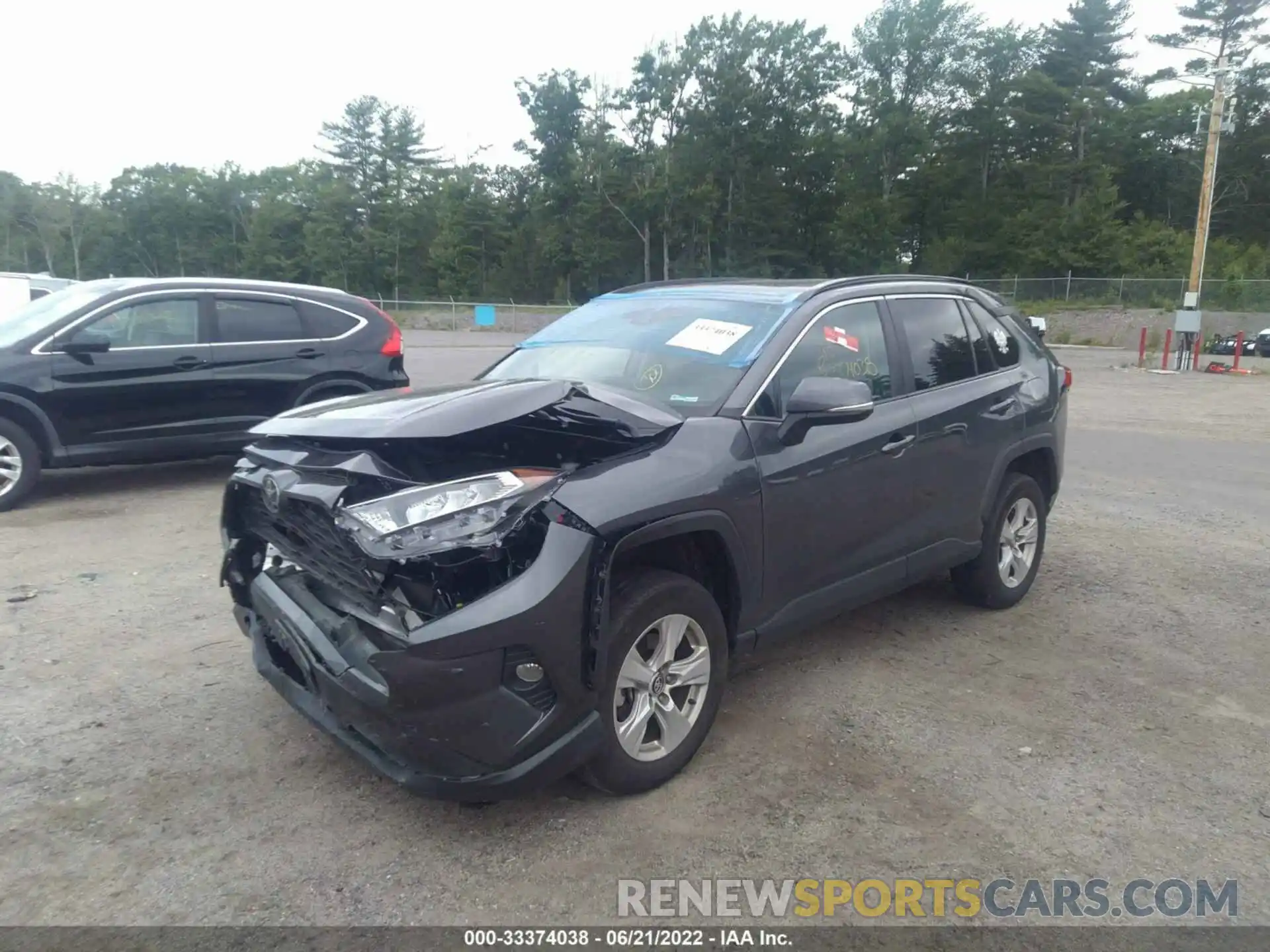 2 Photograph of a damaged car 2T3P1RFV3LC140287 TOYOTA RAV4 2020