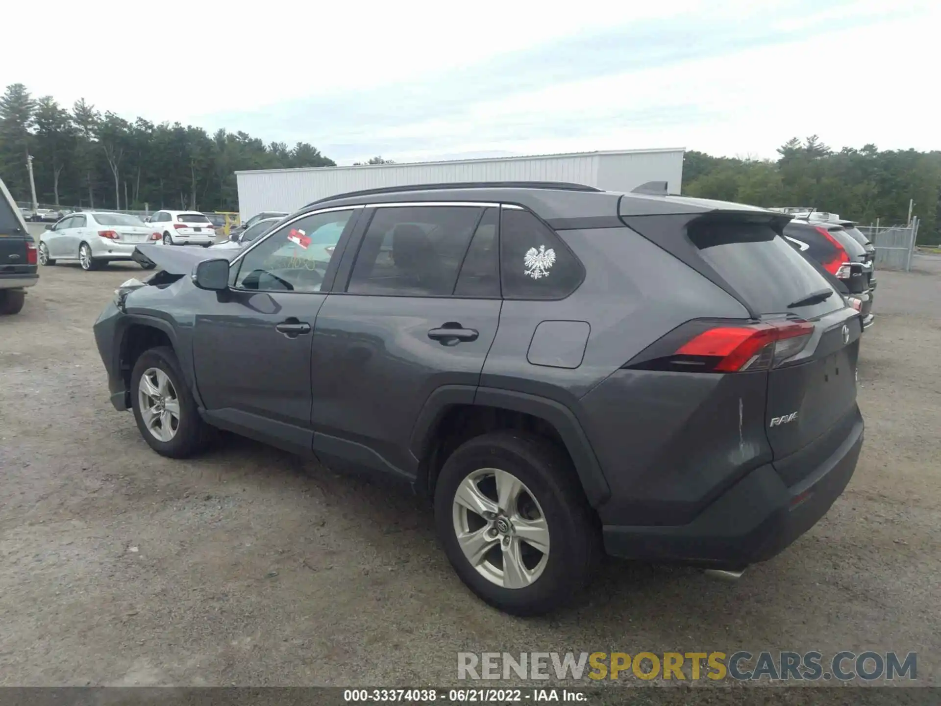 3 Photograph of a damaged car 2T3P1RFV3LC140287 TOYOTA RAV4 2020