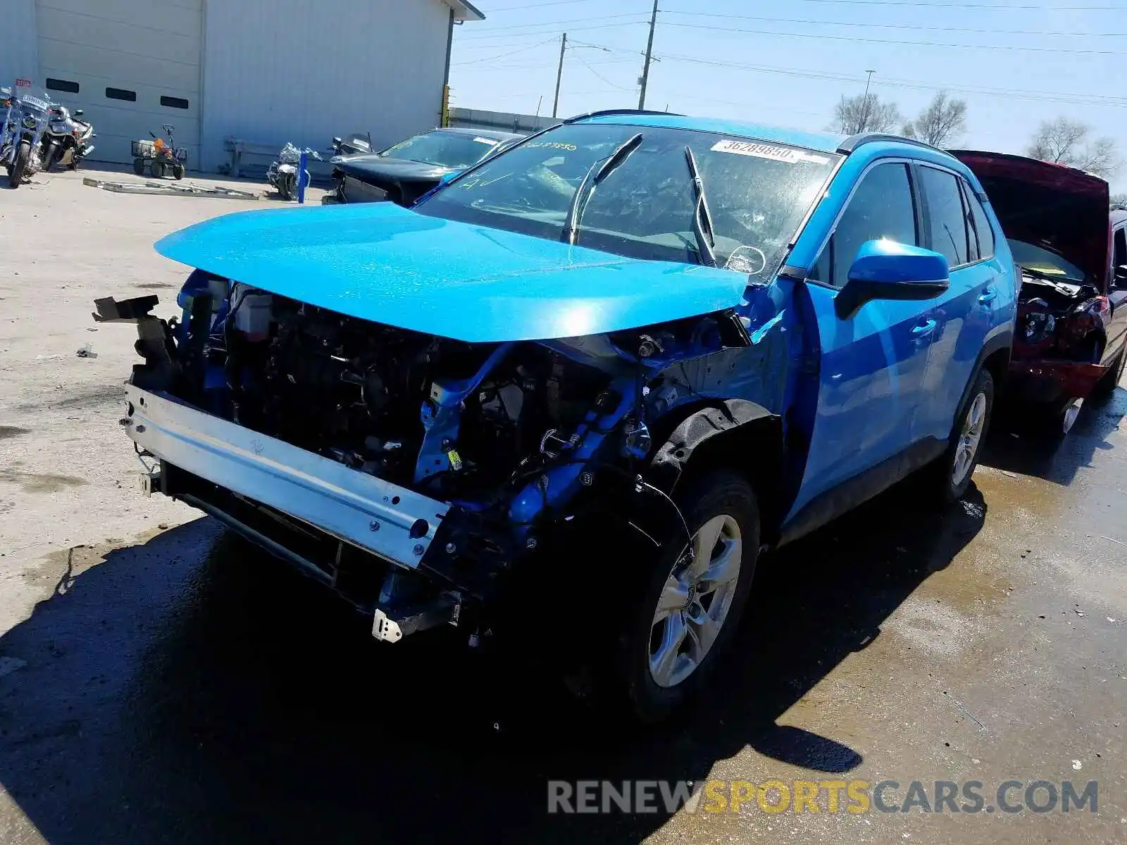 2 Photograph of a damaged car 2T3P1RFV3LW096841 TOYOTA RAV4 2020