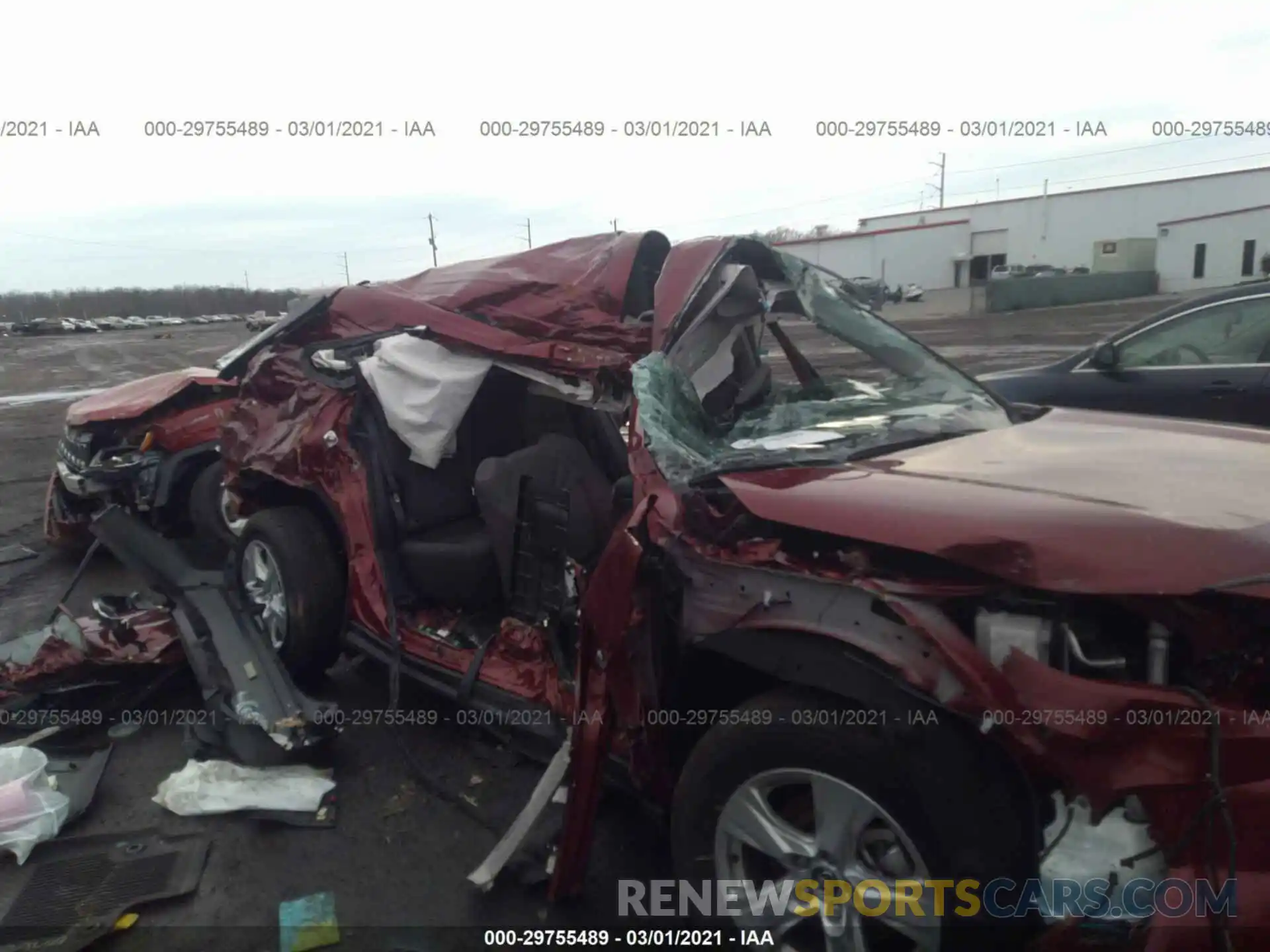 6 Photograph of a damaged car 2T3P1RFV3LW113220 TOYOTA RAV4 2020