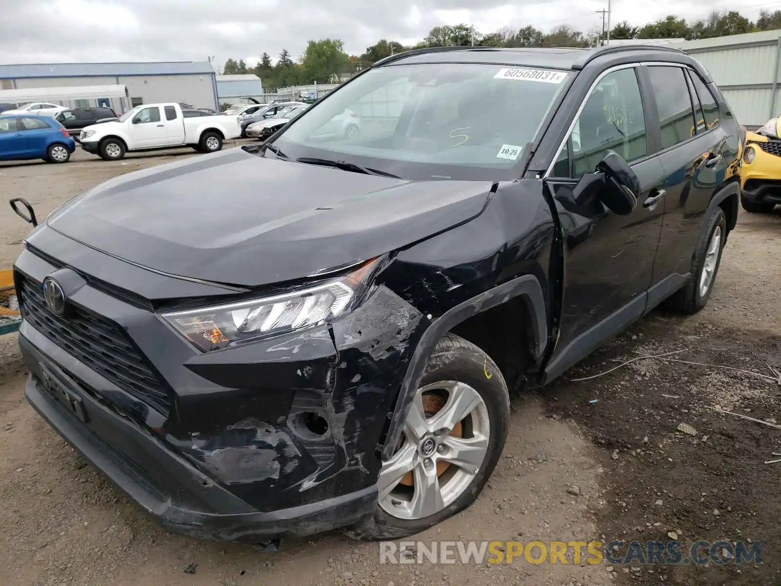 2 Photograph of a damaged car 2T3P1RFV3LW138666 TOYOTA RAV4 2020