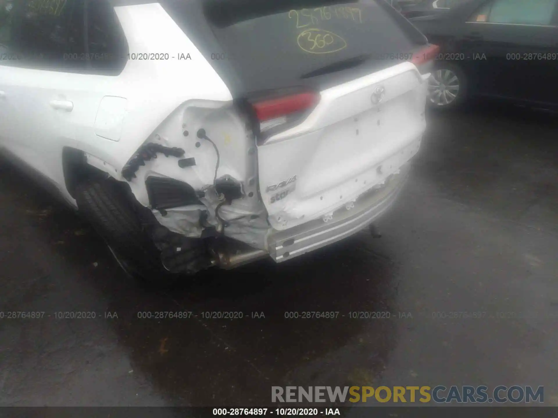 6 Photograph of a damaged car 2T3P1RFV4LC063218 TOYOTA RAV4 2020