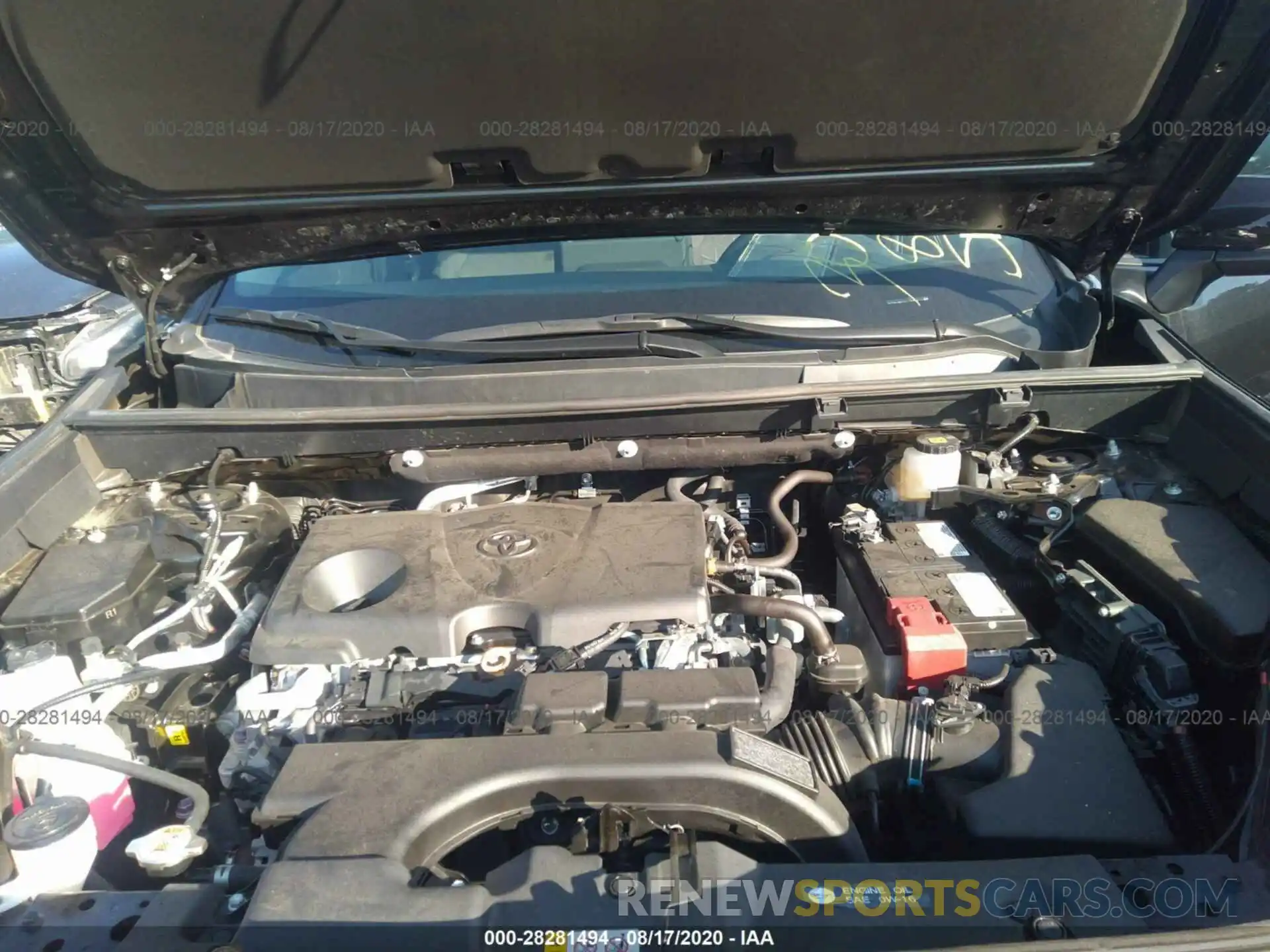 10 Фотография поврежденного автомобиля 2T3P1RFV4LC076843 TOYOTA RAV4 2020