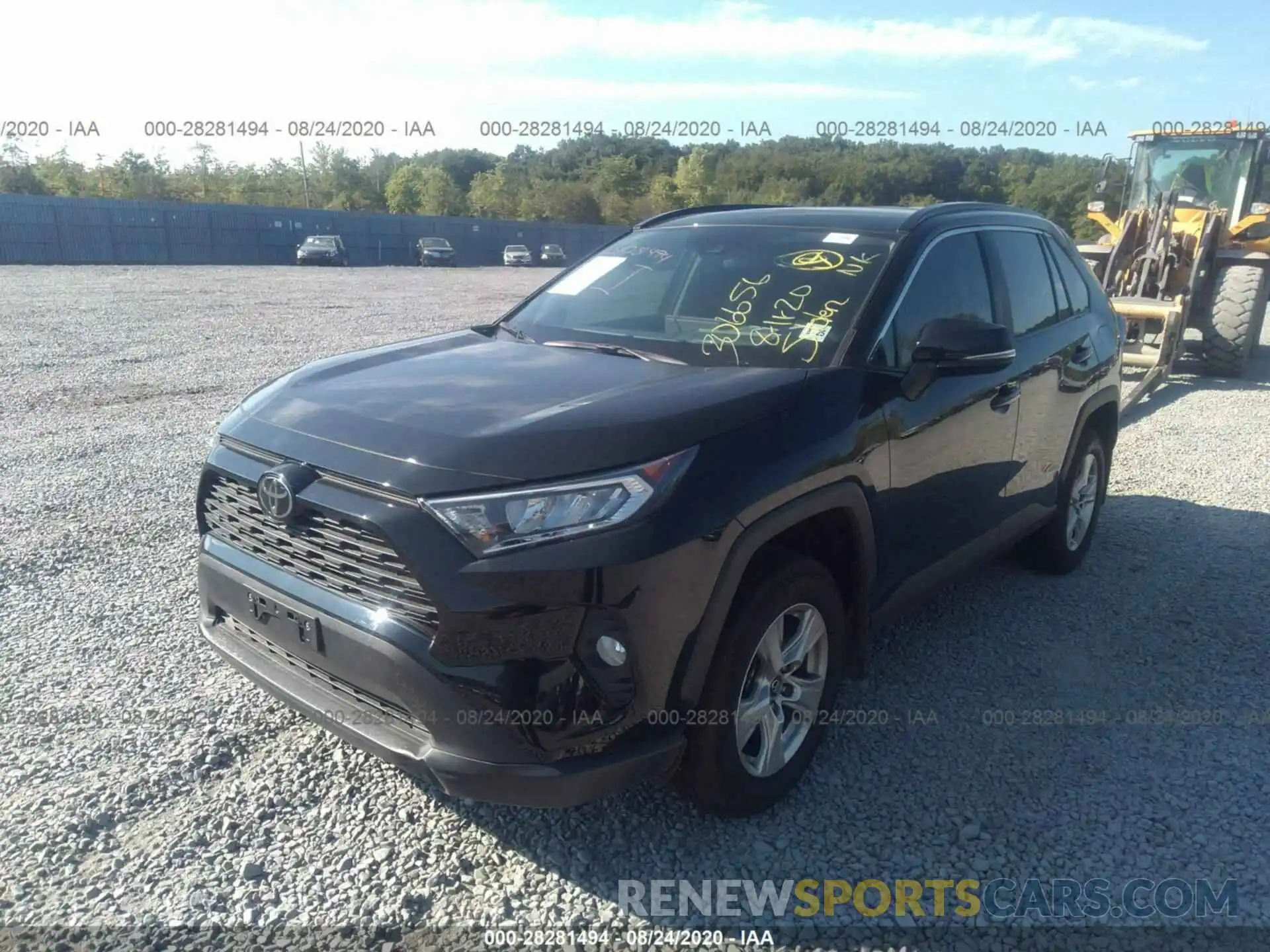 2 Photograph of a damaged car 2T3P1RFV4LC076843 TOYOTA RAV4 2020