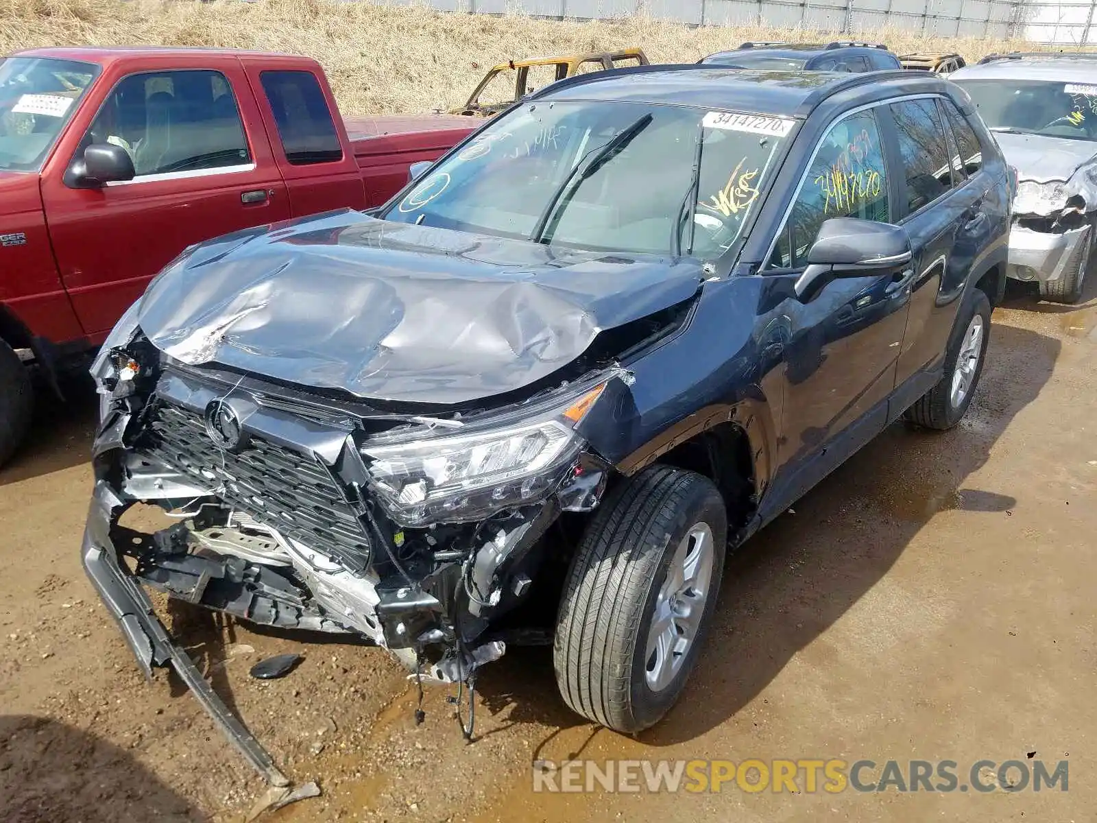 2 Photograph of a damaged car 2T3P1RFV4LC080598 TOYOTA RAV4 2020