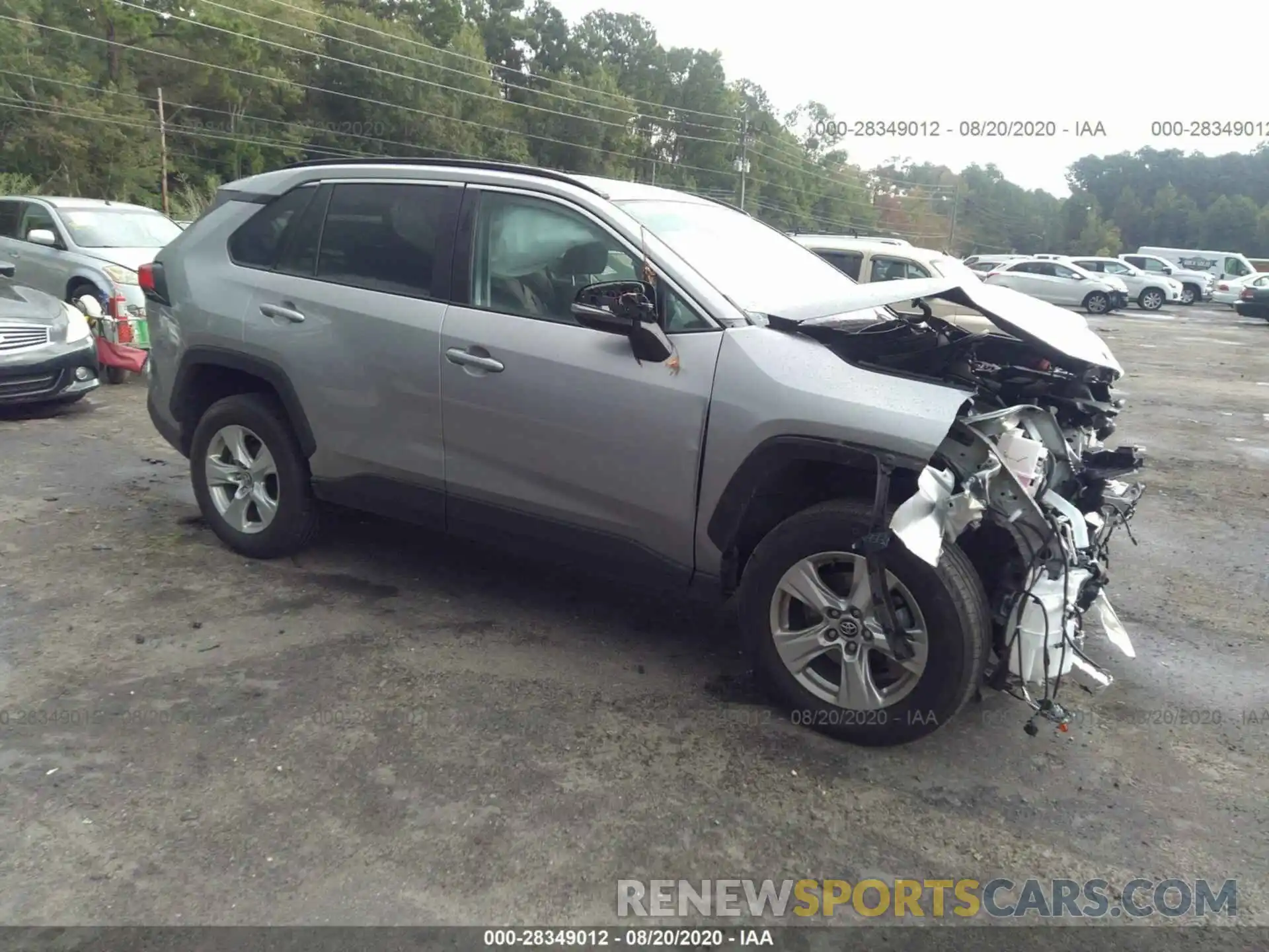 1 Photograph of a damaged car 2T3P1RFV4LC082285 TOYOTA RAV4 2020