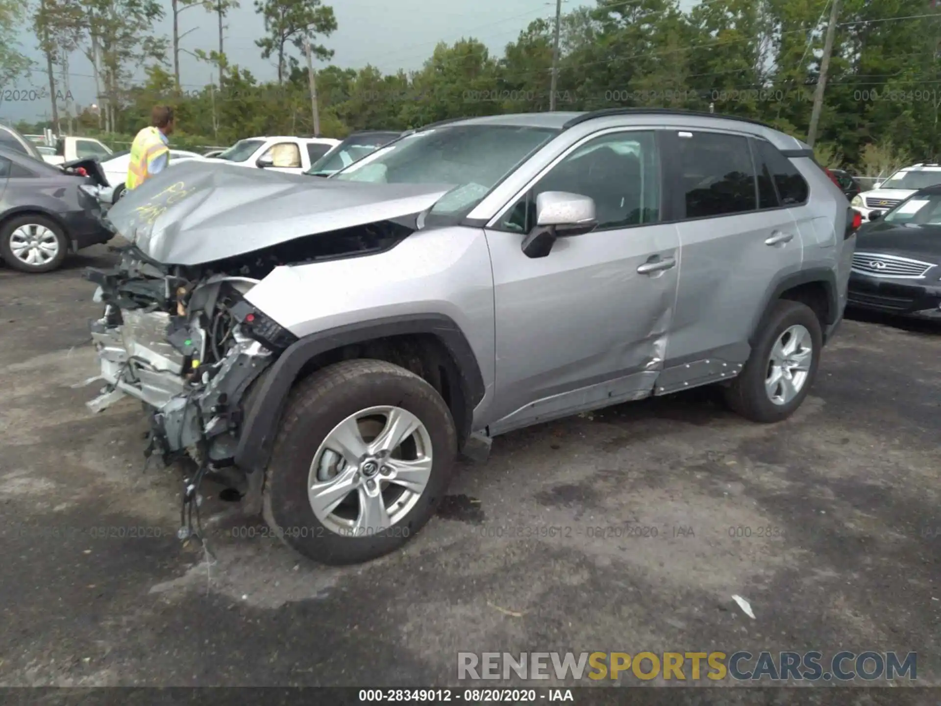 2 Photograph of a damaged car 2T3P1RFV4LC082285 TOYOTA RAV4 2020