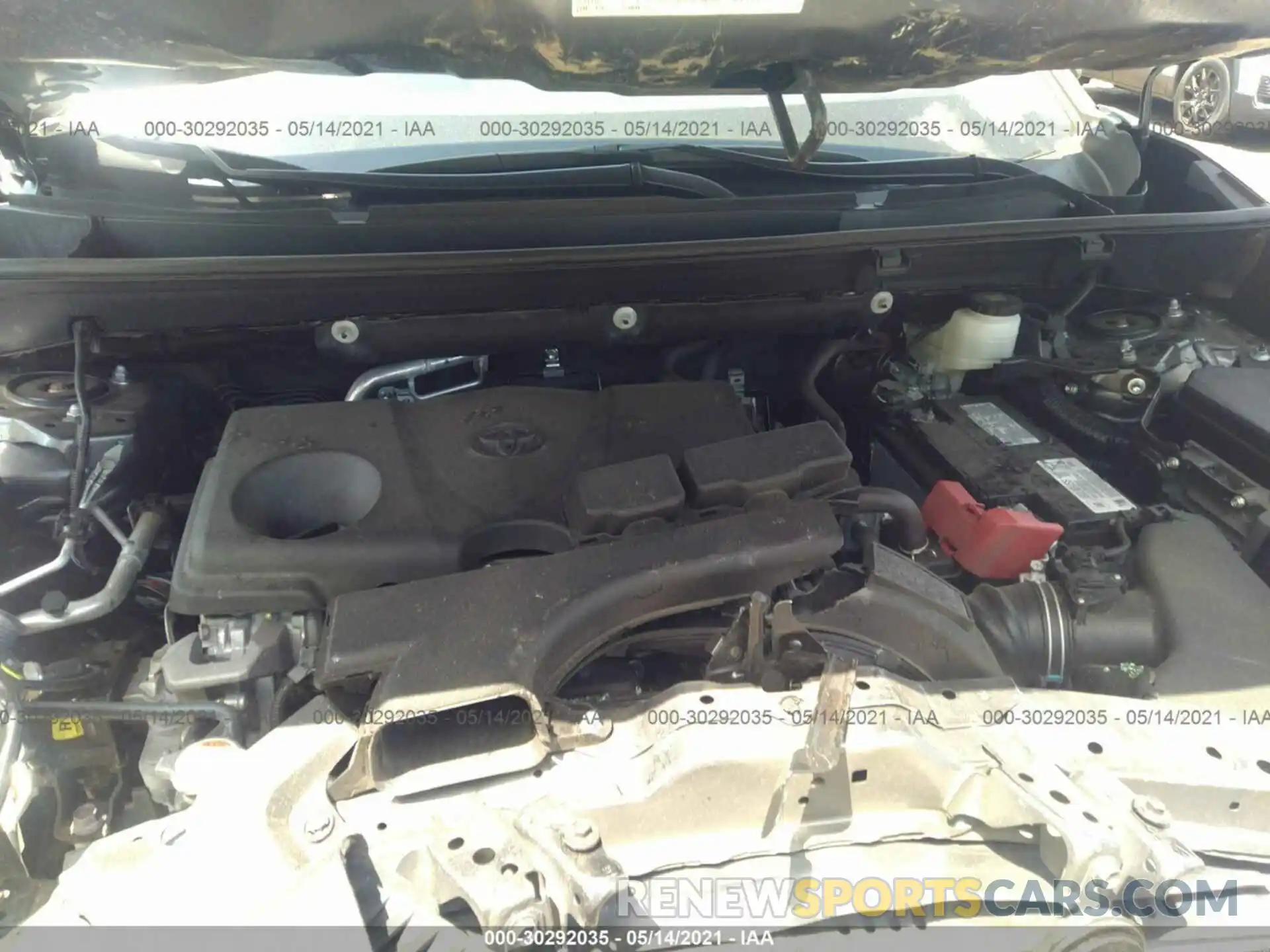 10 Фотография поврежденного автомобиля 2T3P1RFV4LC082707 TOYOTA RAV4 2020