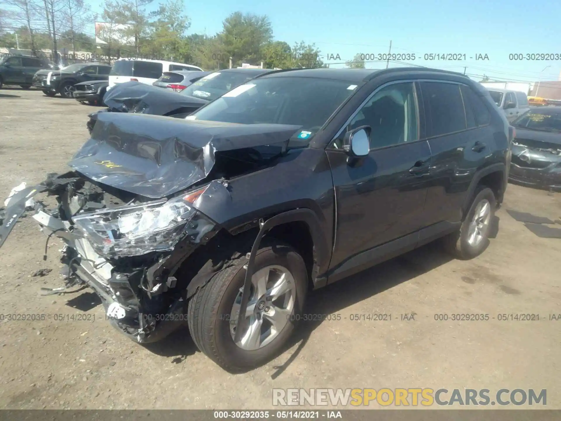 2 Photograph of a damaged car 2T3P1RFV4LC082707 TOYOTA RAV4 2020