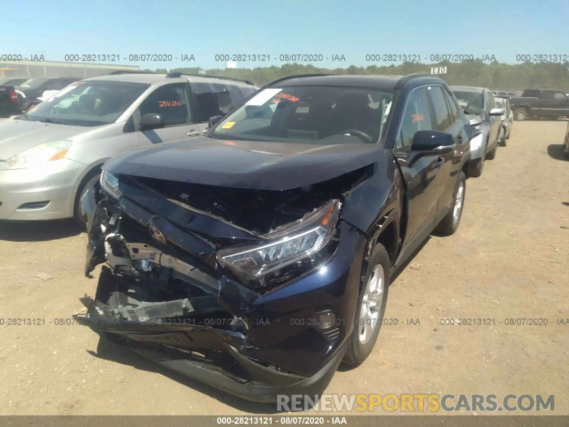 2 Photograph of a damaged car 2T3P1RFV4LC088748 TOYOTA RAV4 2020