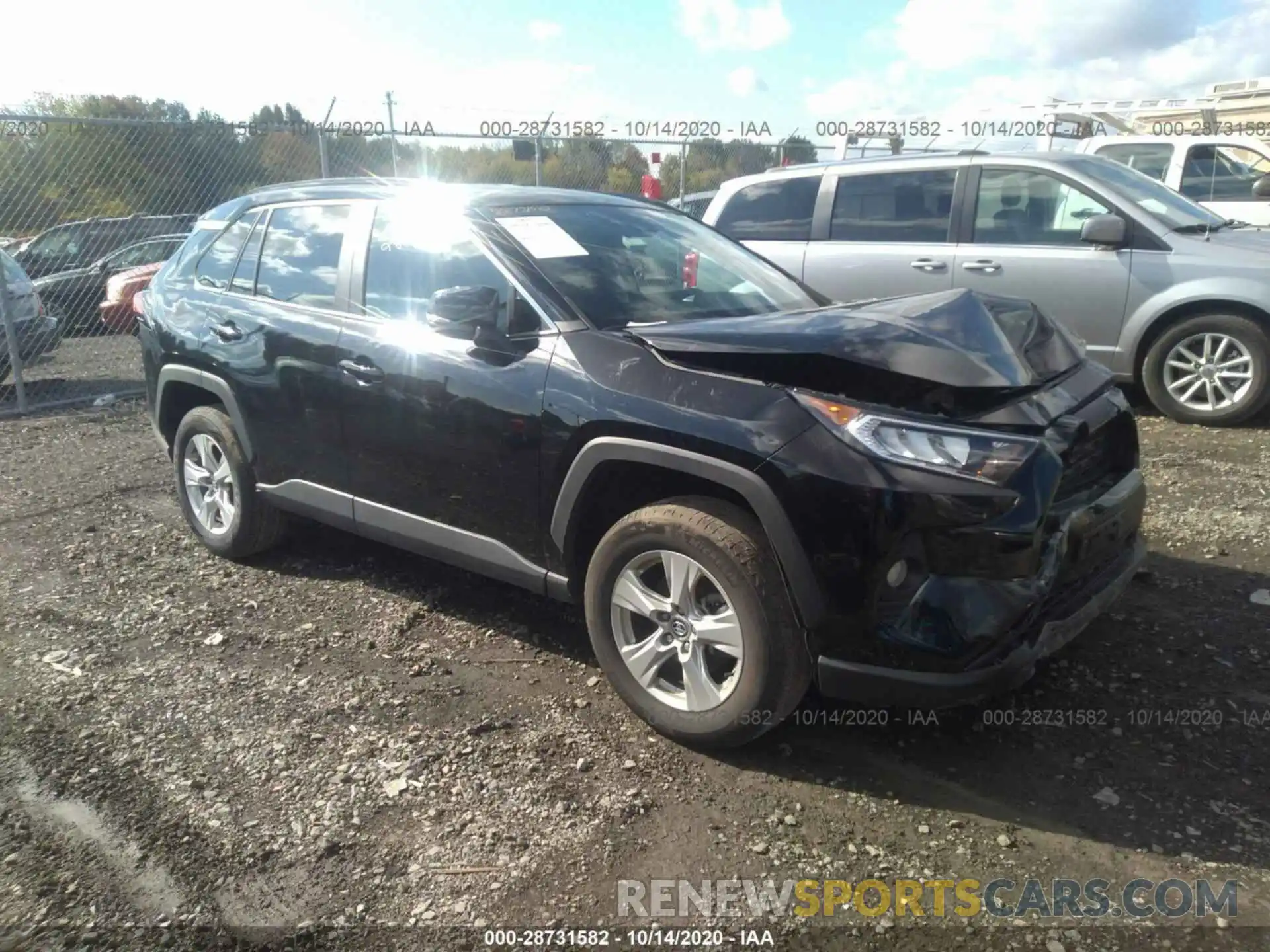 1 Photograph of a damaged car 2T3P1RFV4LC091746 TOYOTA RAV4 2020